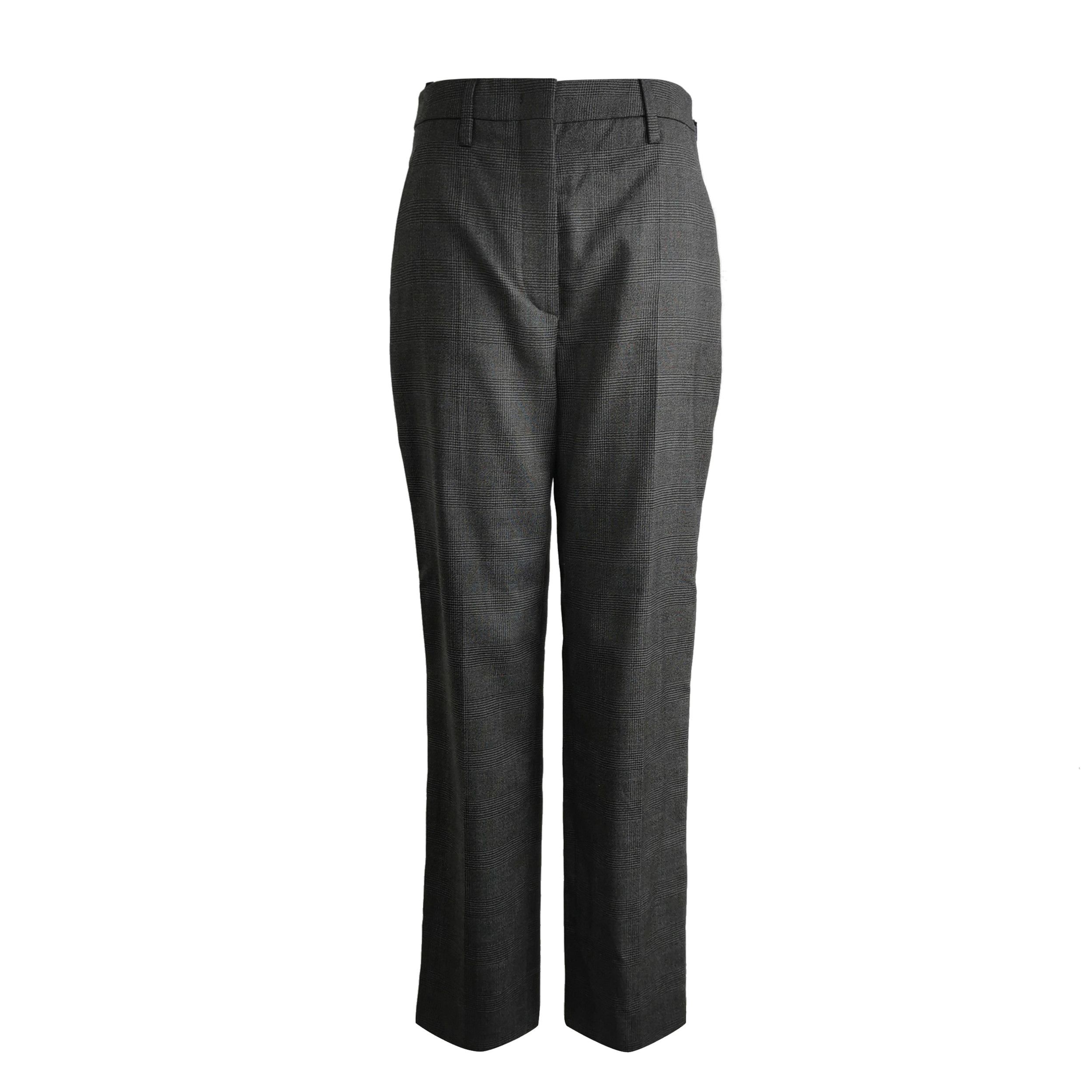 Prada Prada Check Wool Blend Pants Size 36 Size 25" / US 0 / IT 36 - 1 Thumbnail