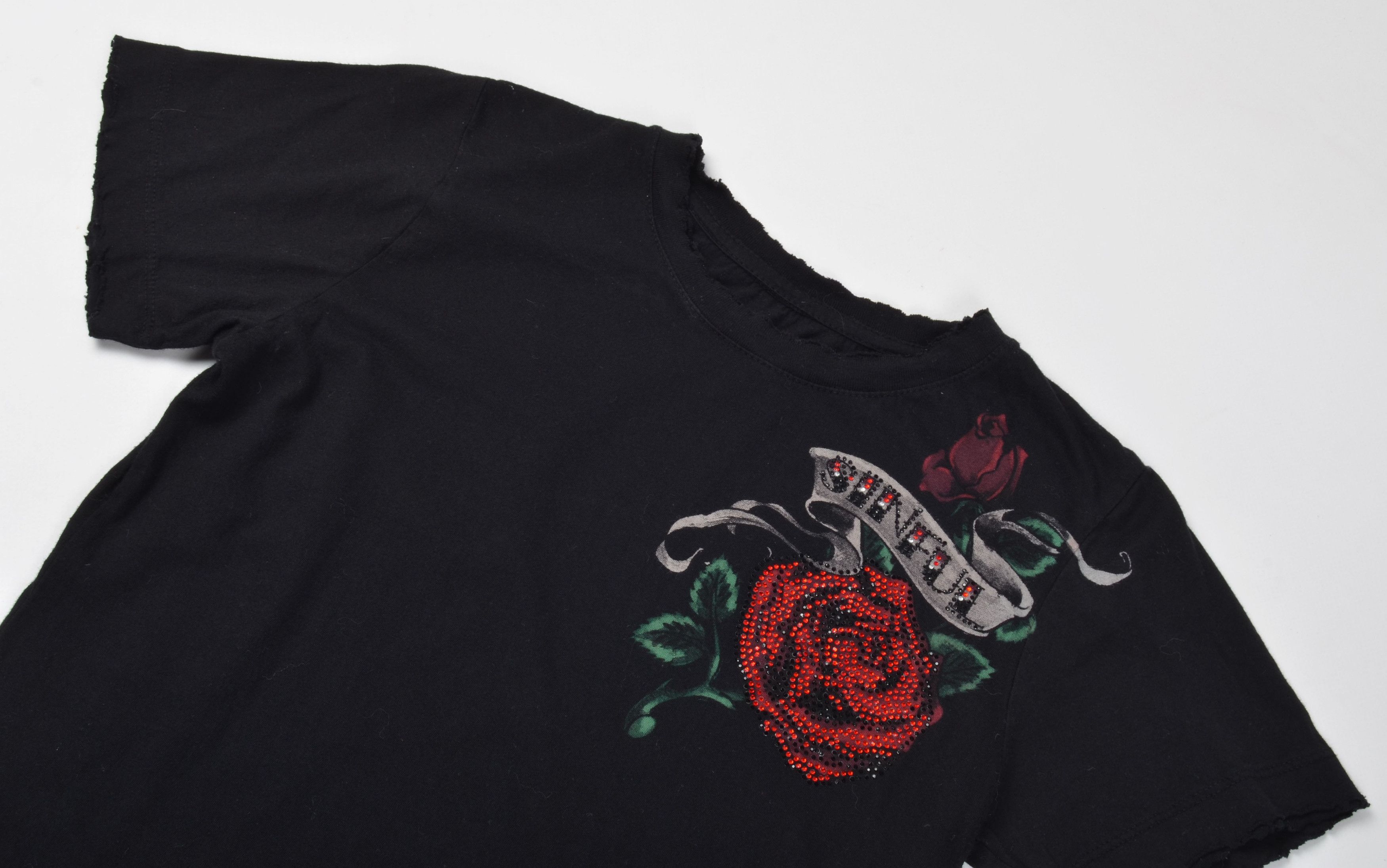 Affliction Sinful by Affliction Y2K Grunge Rhinestone Distressed Top Size M / US 6-8 / IT 42-44 - 6 Thumbnail
