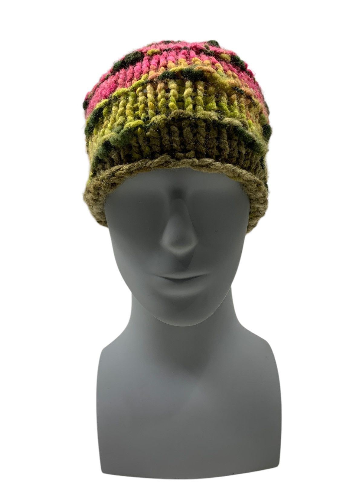 Beams Plus Beams boy Crochet knitted handmade Beanie Hats Rare Size ONE SIZE - 3 Thumbnail