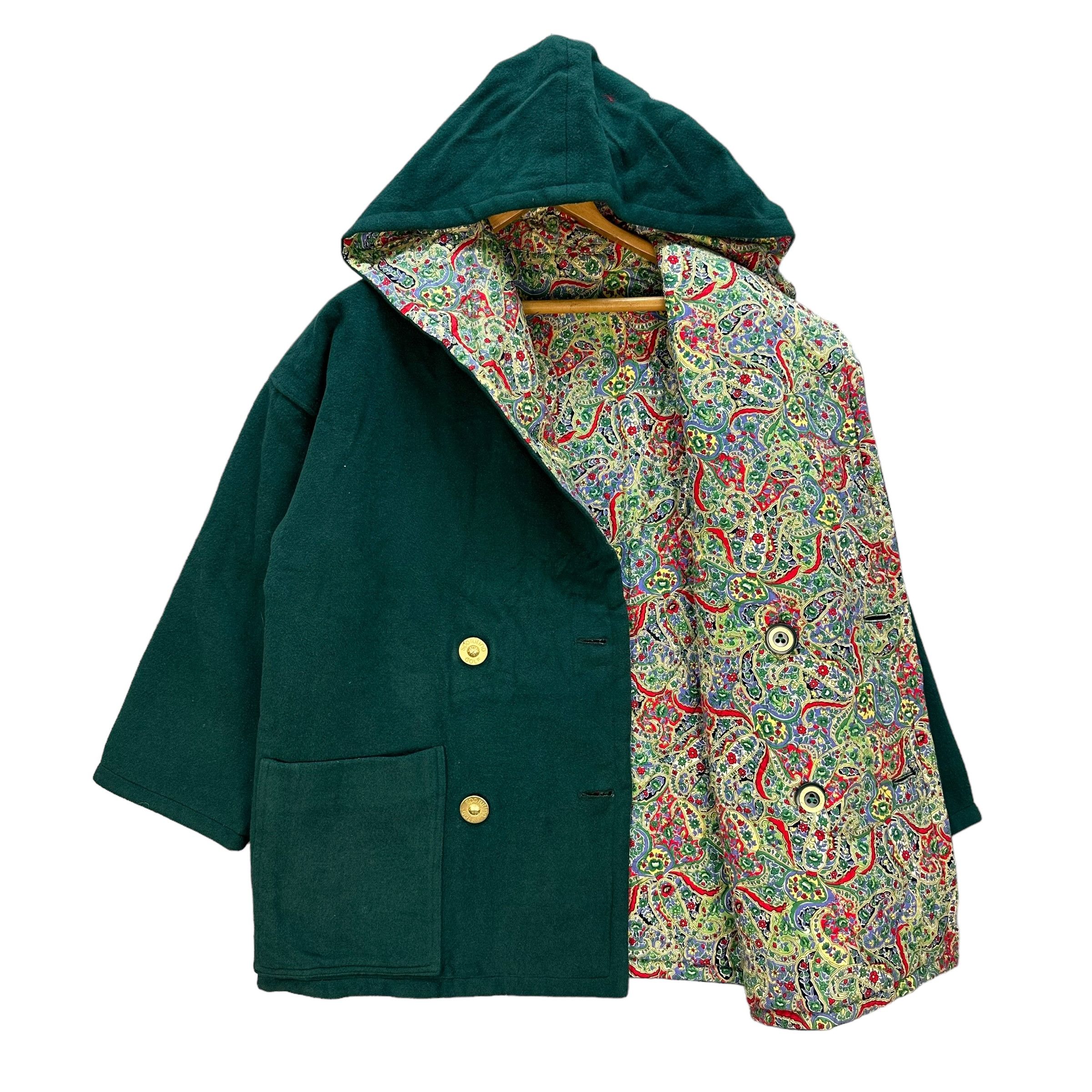 Vintage SPORUTINO GOLF Reversible Double Breasted Coat #A24-0553 Size US M / EU 48-50 / 2 - 4 Thumbnail