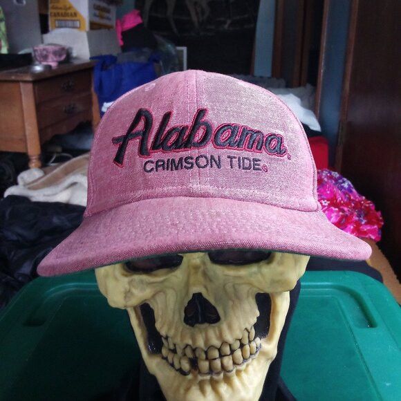 Nike Nike Alabama Crimson Tide Script Snap Hat Cap Size ONE SIZE - 1 Thumbnail