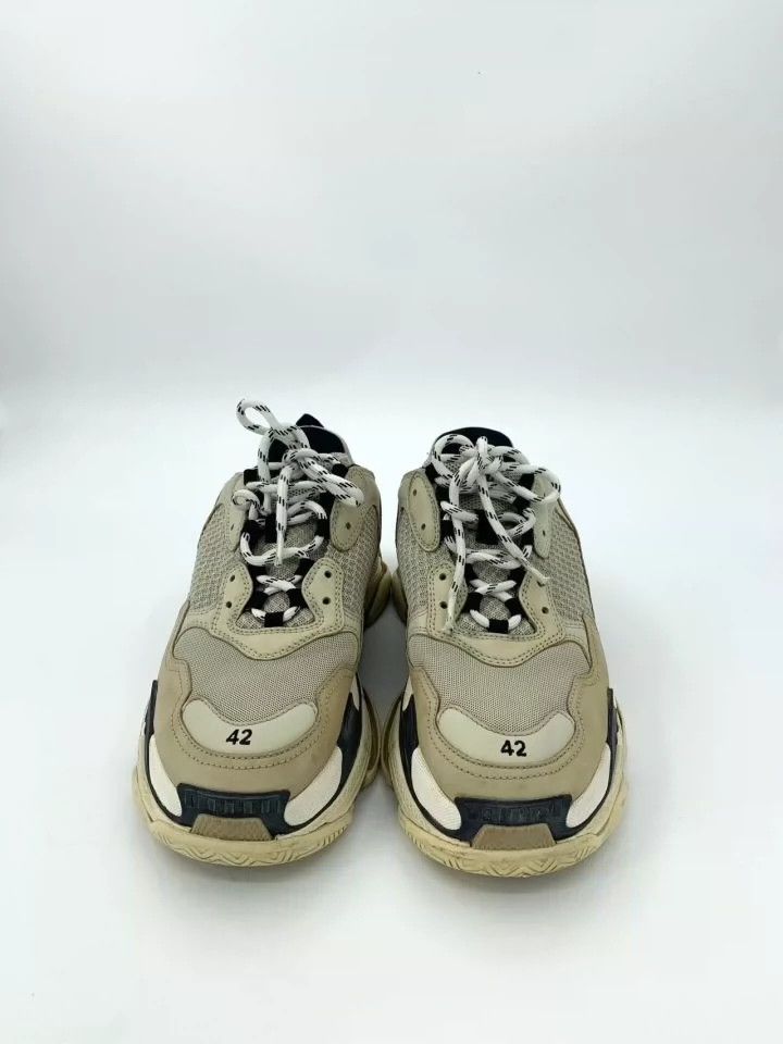 Balenciaga Balenciaga Mesh patchwork lace-up black and grey platform d Size US 9 / EU 42 - 3 Thumbnail