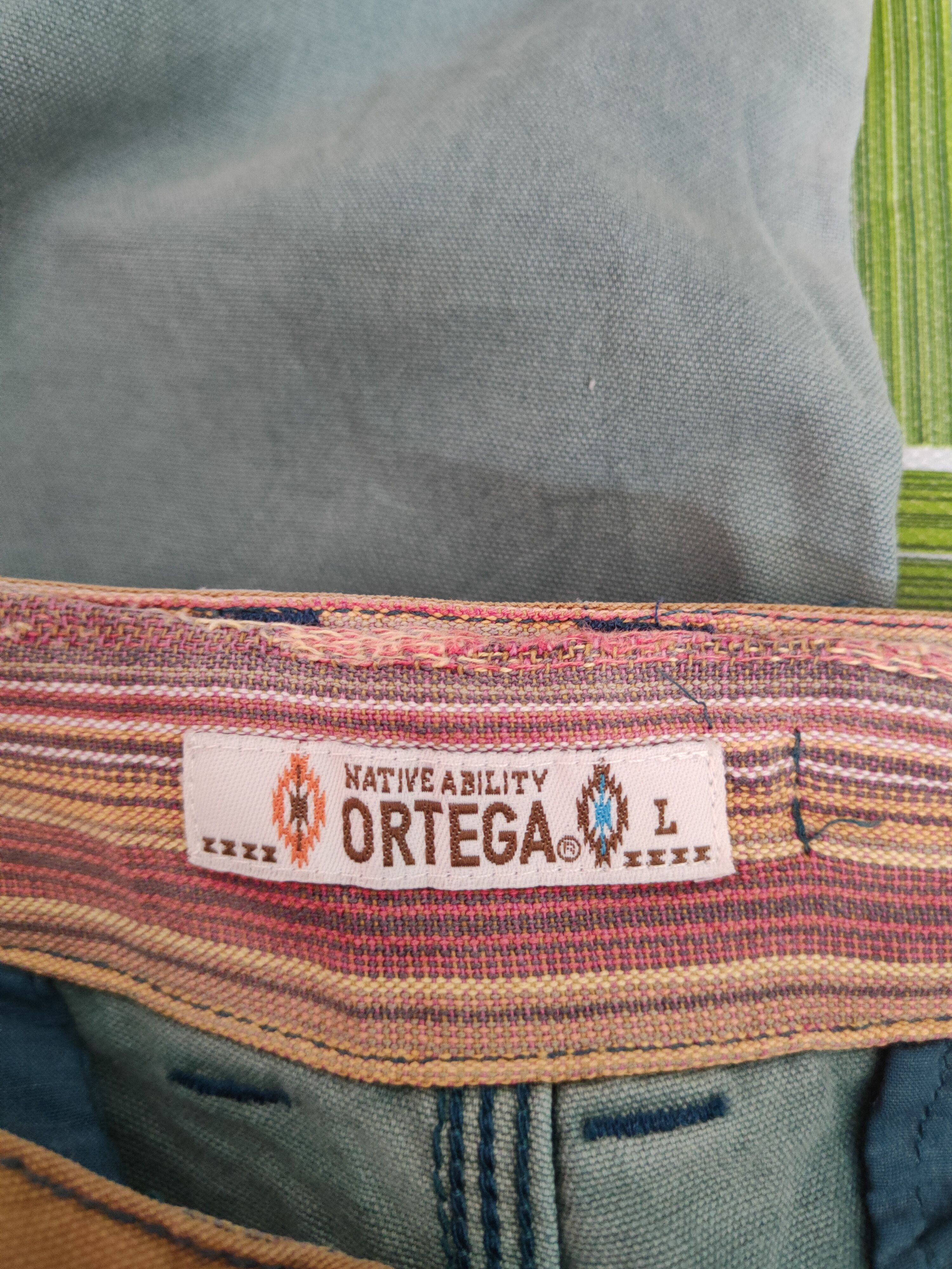 Japanese Brand Vintage Ortega Green Faded Cargo Pants N#S2828 Size US 30 / EU 46 - 18 Thumbnail