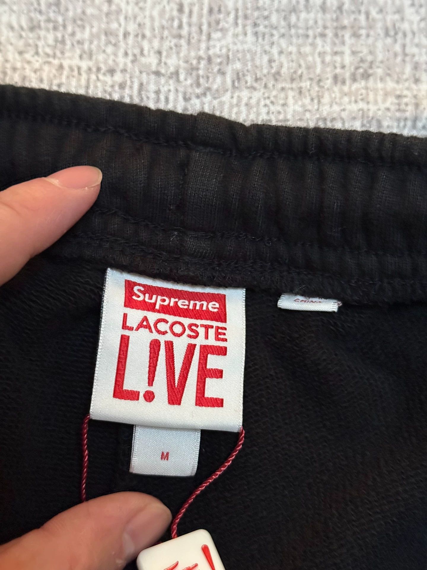 Lacoste Lacoste x Supreme Cotton Shorts Embroidered M New With Tags Size US 32 / EU 48 - 3 Thumbnail