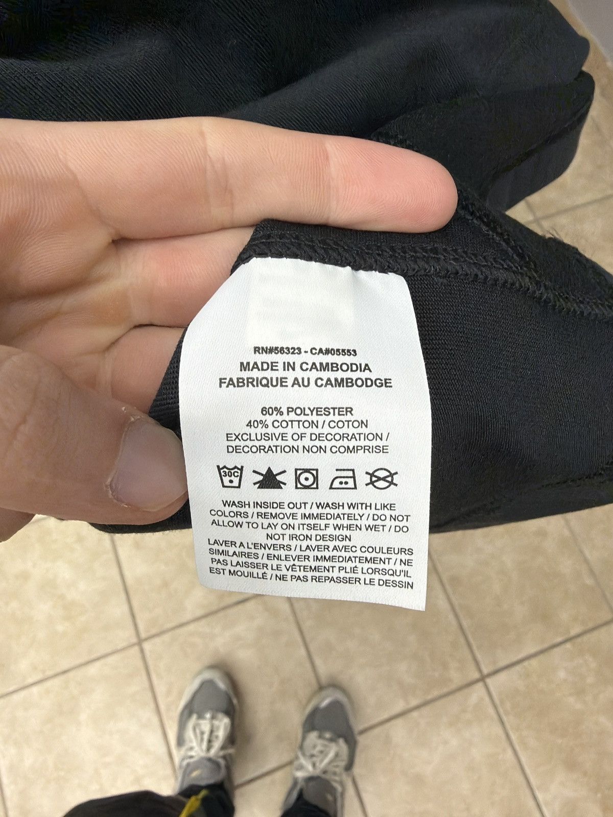 Off-White Men’s Nike x Off White T-Shirt Mens 005 Black Size Large Size US L / EU 52-54 / 3 - 15 Thumbnail