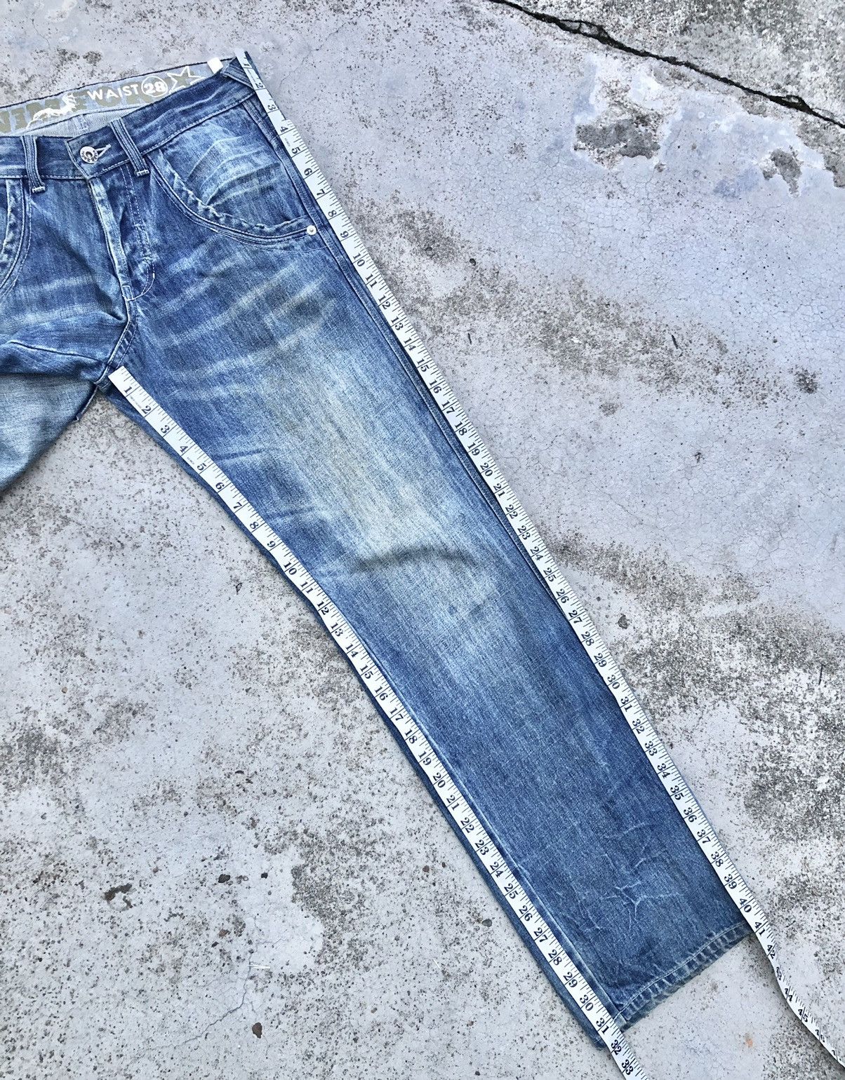 Japanese Brand BUCKLE BACK DENIM BY WHO's WHO DENIM Size US 30 / EU 46 - 10 Thumbnail
