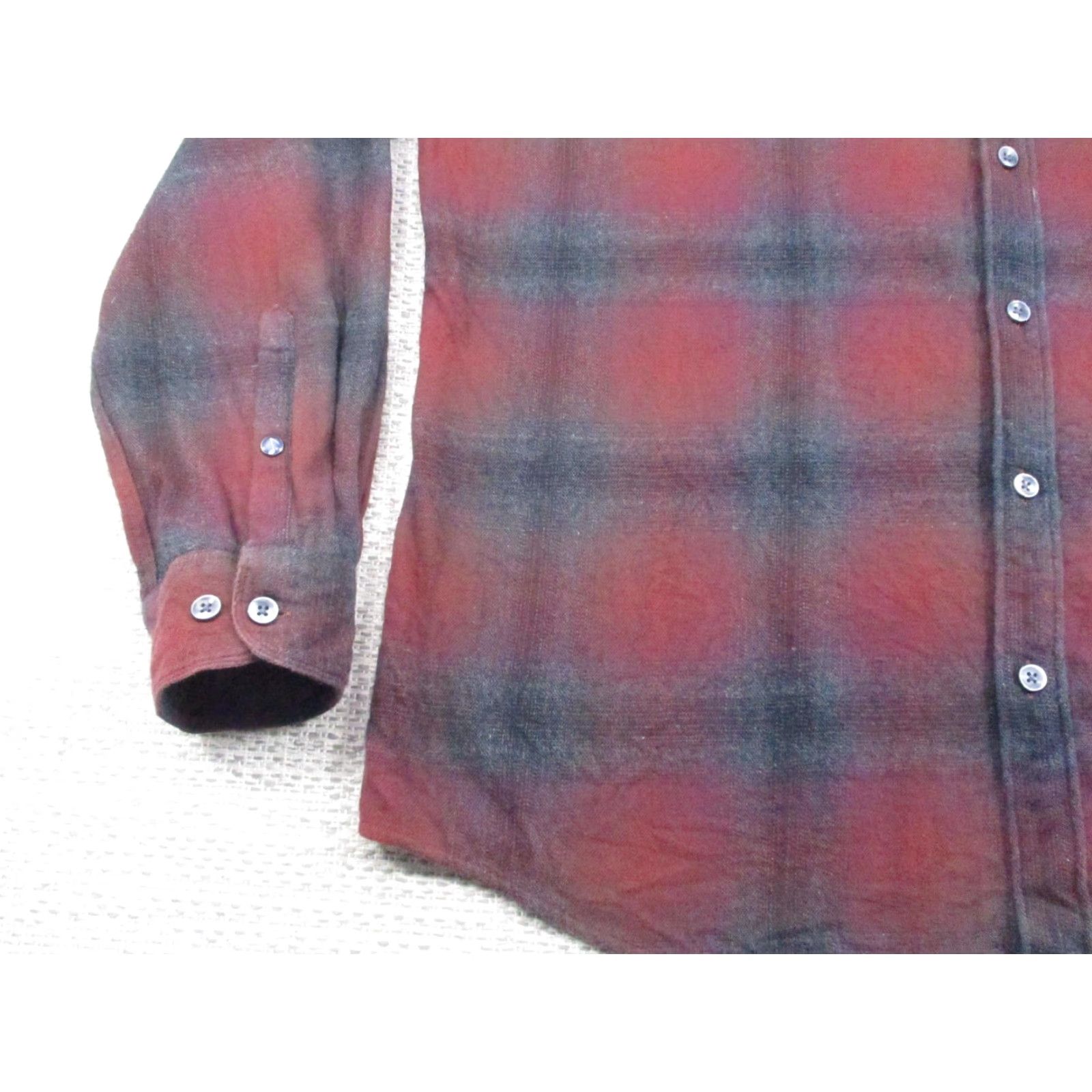Vintage 32 Bar Blues Shirt Mens XL Button-Down Plaid Shirt Red Black Cotton Flannel Casual Outdoors Long Sleeve Pocketed Vintage? No — remove. Size US XL / EU 56 / 4 - 3 Thumbnail