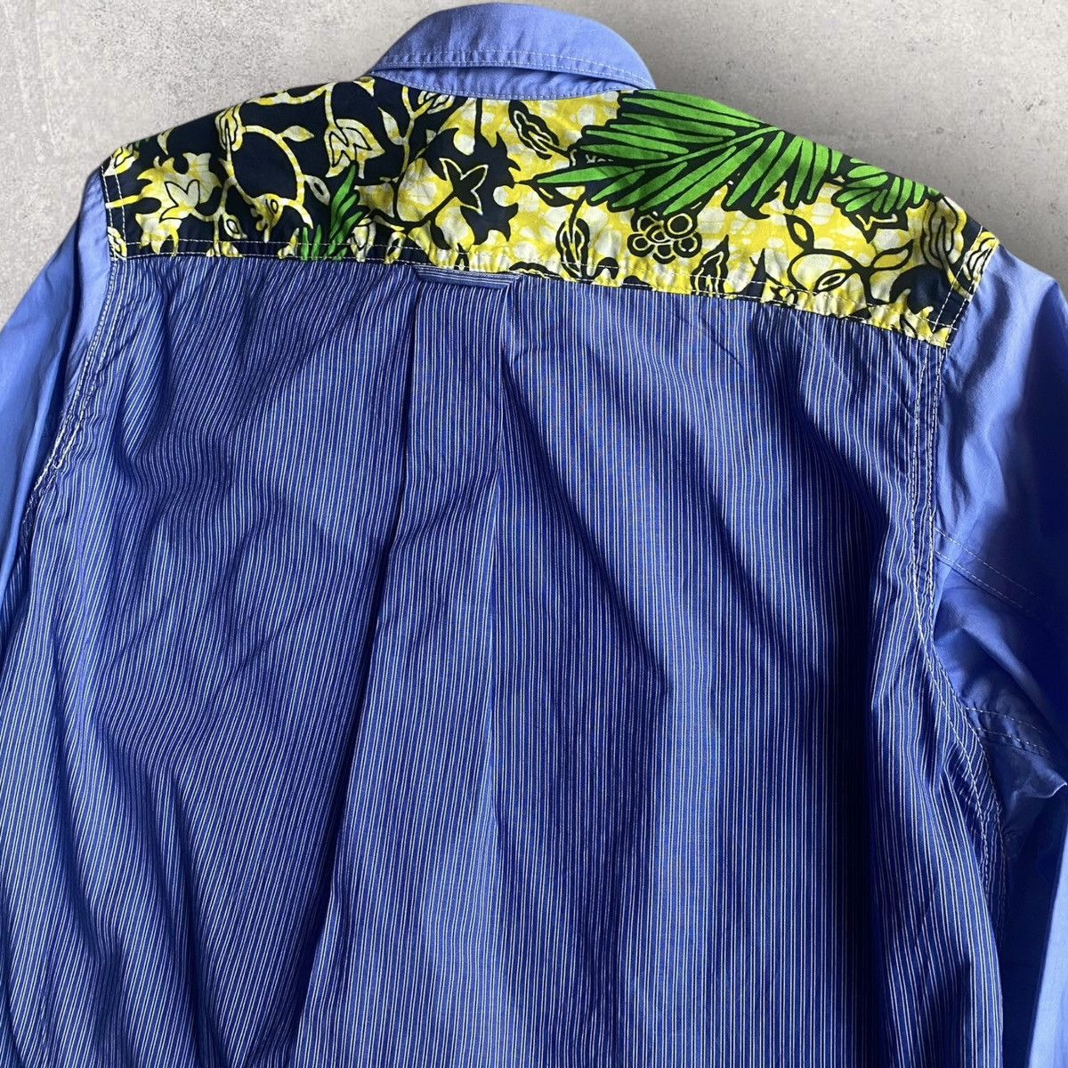 Comme des Garcons SS16 “Faraway” African Fabric Back Patchwork Shirt Size US M / EU 48-50 / 2 - 1 Thumbnail