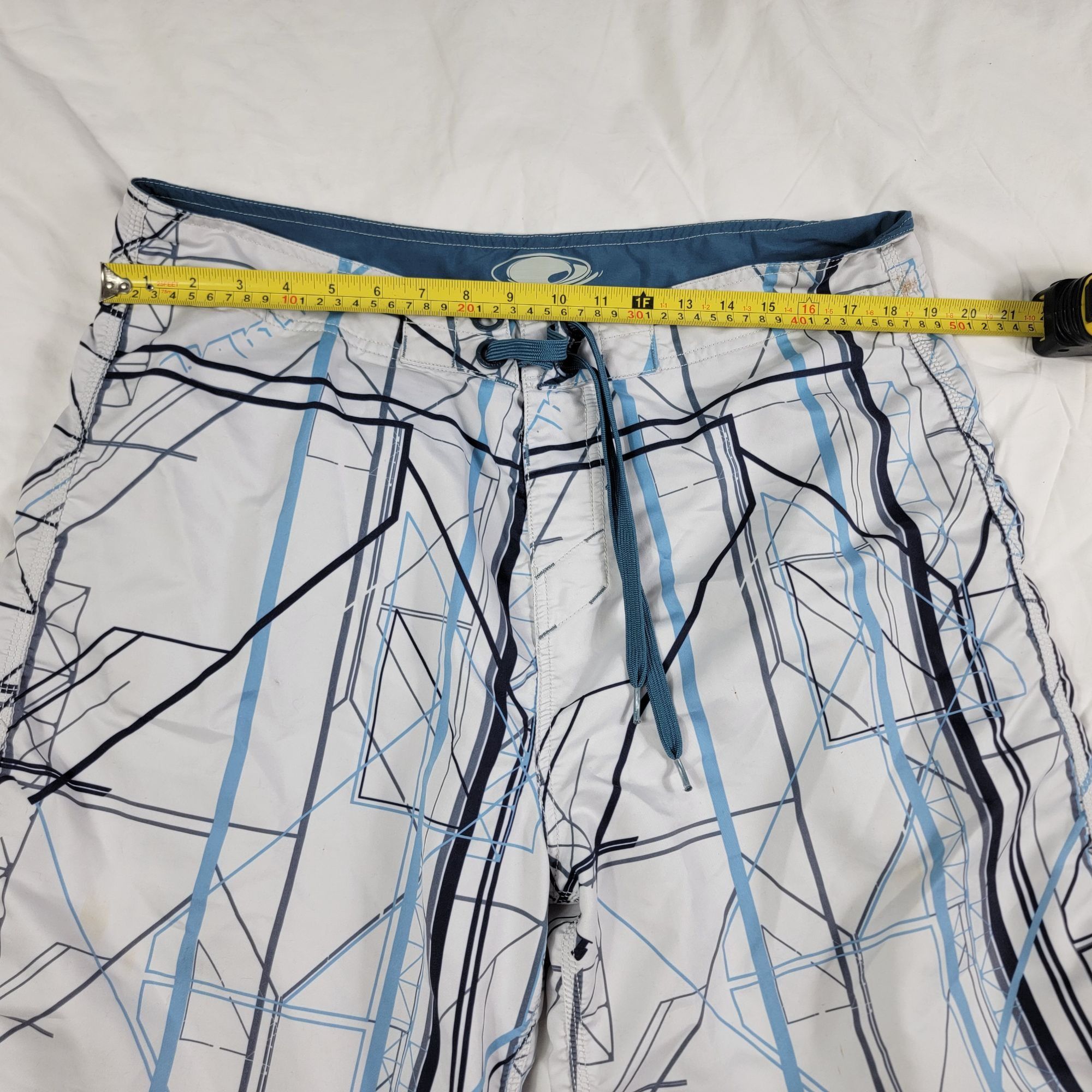 Oakley Oakley Silo Mens 38 White Blue Board Shorts Athletic Summer Size US 38 / EU 54 - 11 Thumbnail