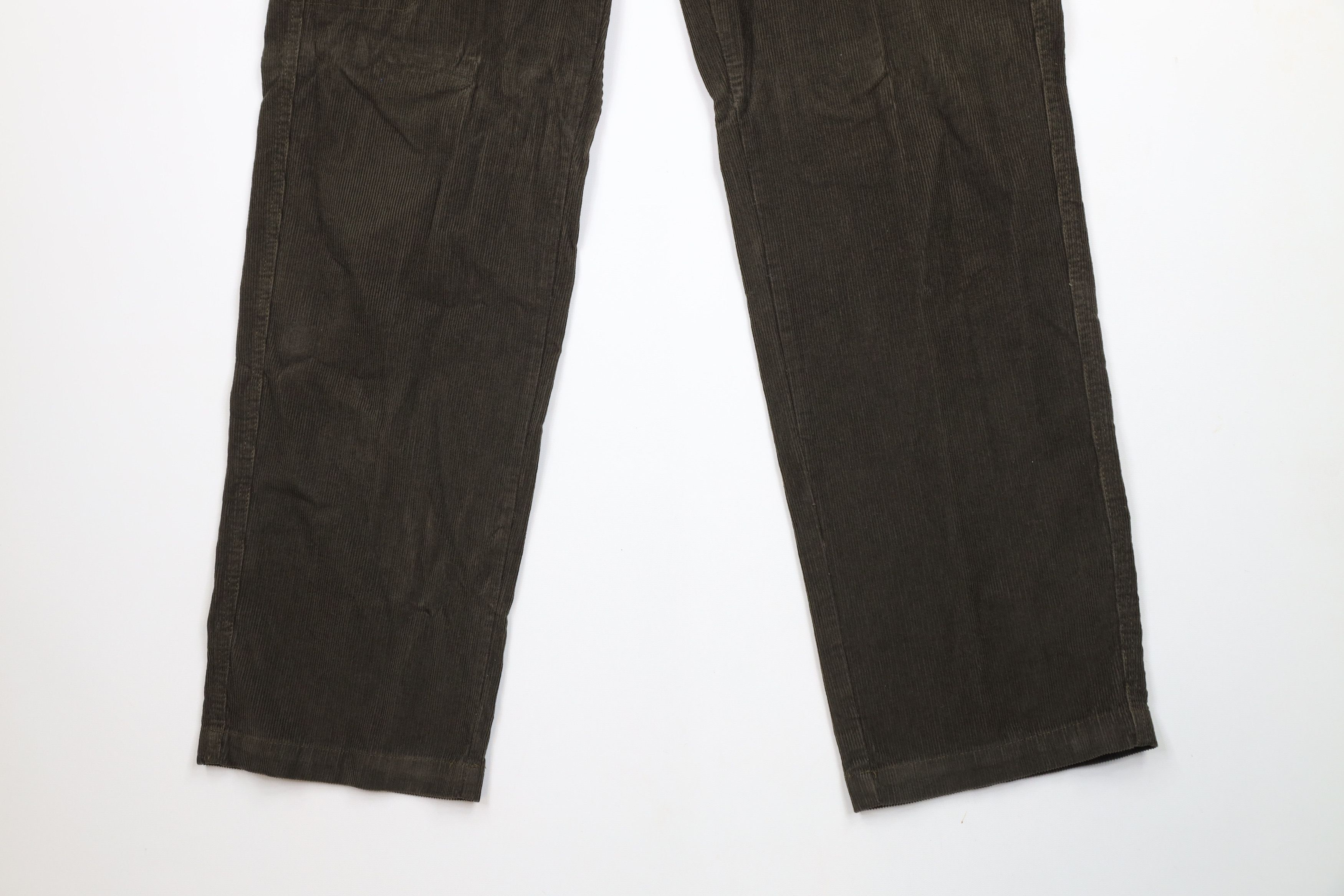 Ralph Lauren × Vintage Vintage 90s Chaps Ralph Lauren Wide Leg Corduroy Cargo Pants Size US 36 / EU 52 - 4 Thumbnail