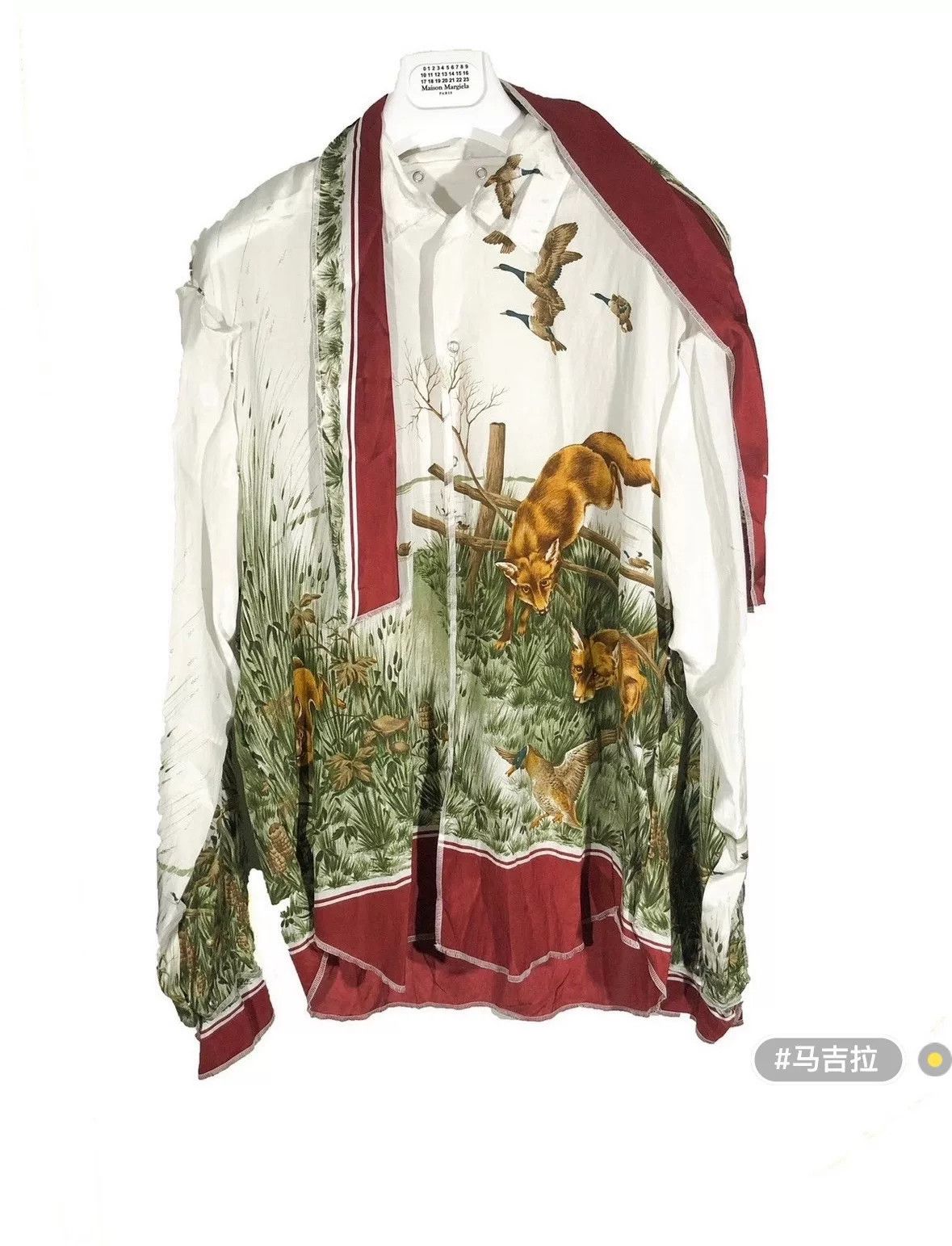 Maison Margiela Maison Margiela Archive Silk Shirt Size US XXS / EU 40 - 1 Thumbnail
