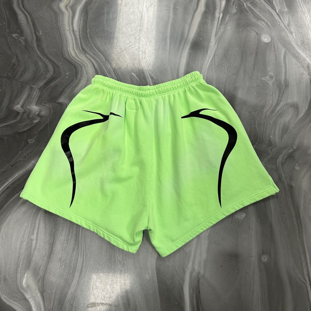 HELLSTAR Hellstar Warm Up Shorts Neon Green Size US 38 / EU 54 - 2 Thumbnail