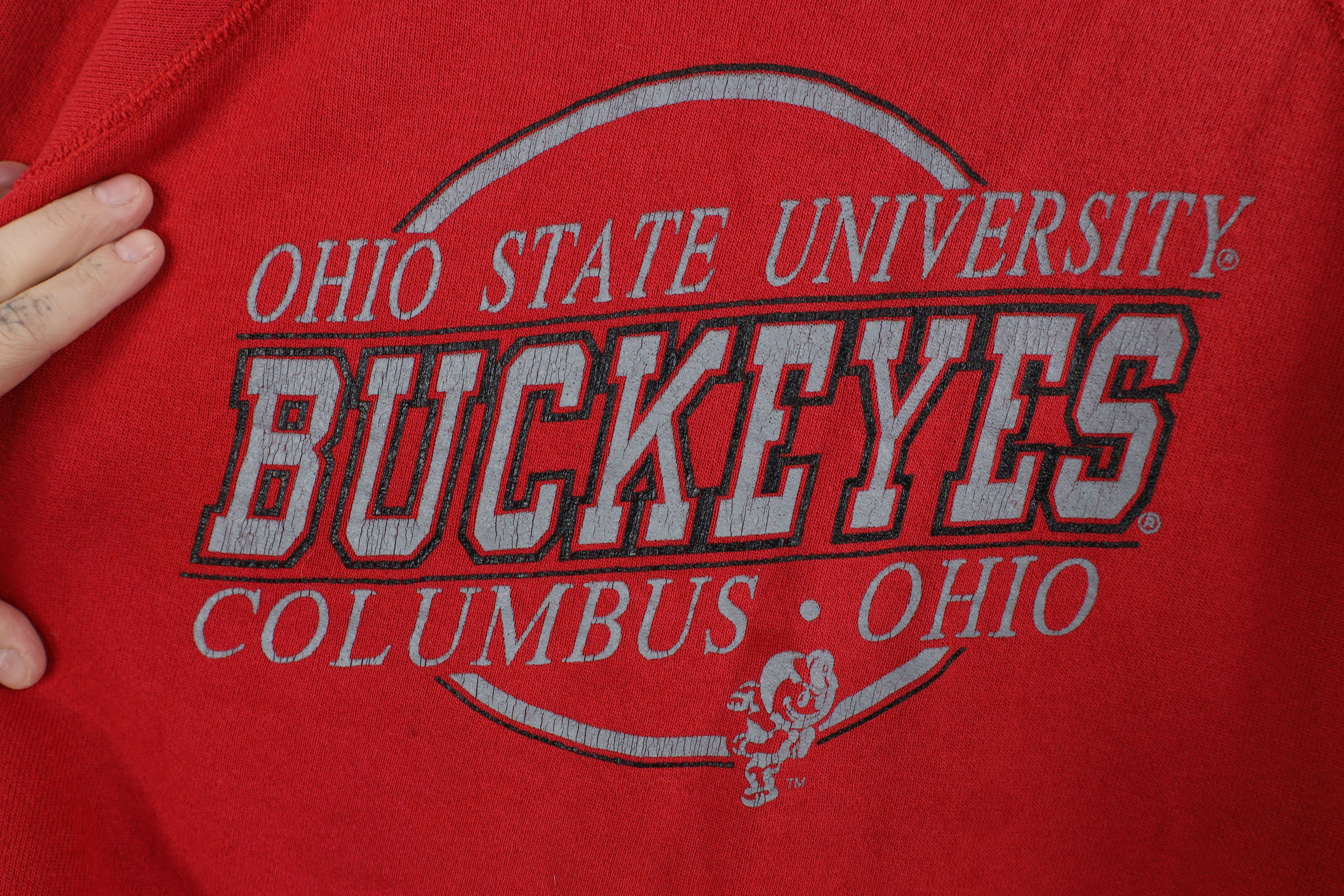 Vintage Vintage 90s Spell Out Ohio State University Sweatshirt USA Size US L / EU 52-54 / 3 - 4 Thumbnail