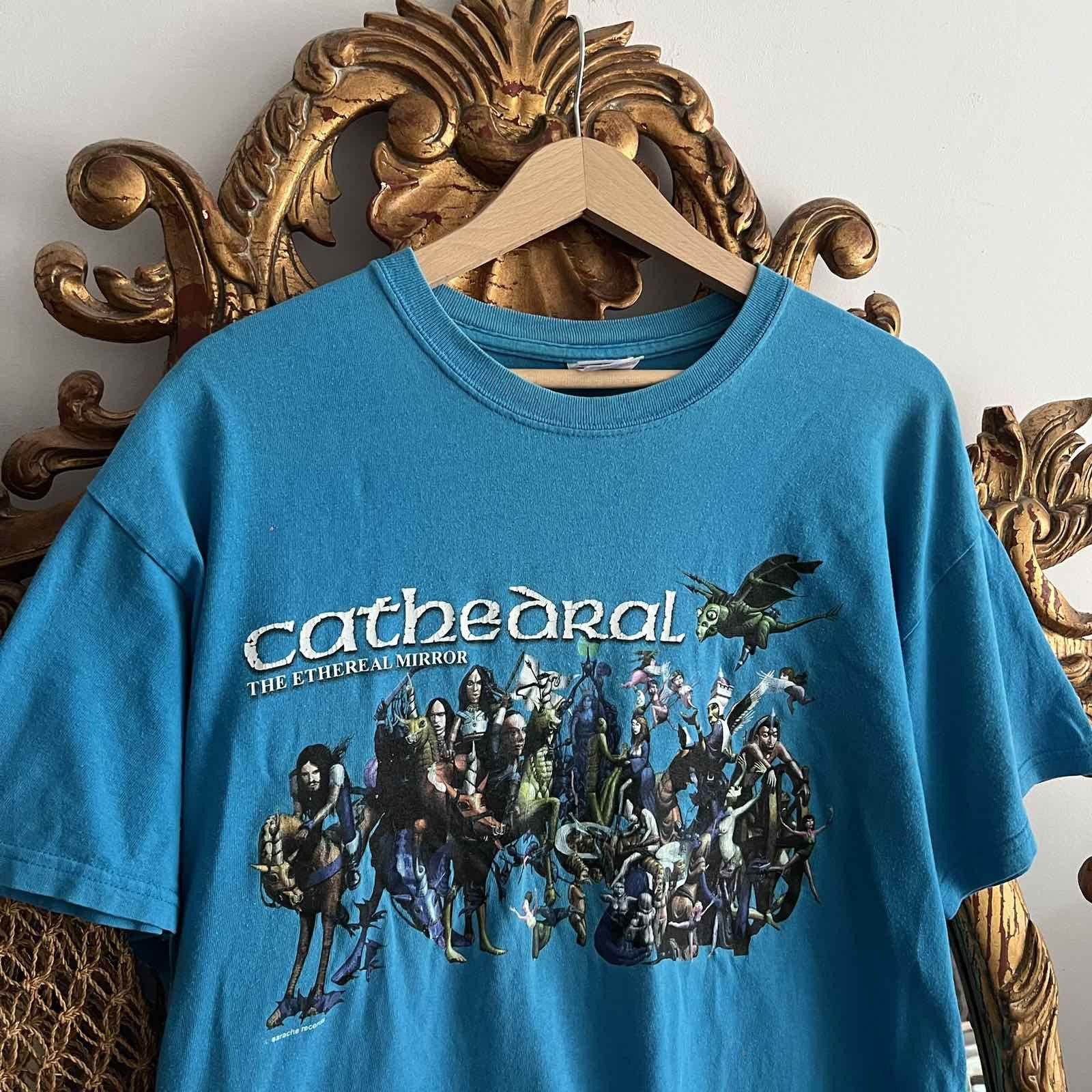 Band Tees Vintage 90s Cathedral band tee rock Sz L Size US L / EU 52-54 / 3 - 2 Thumbnail