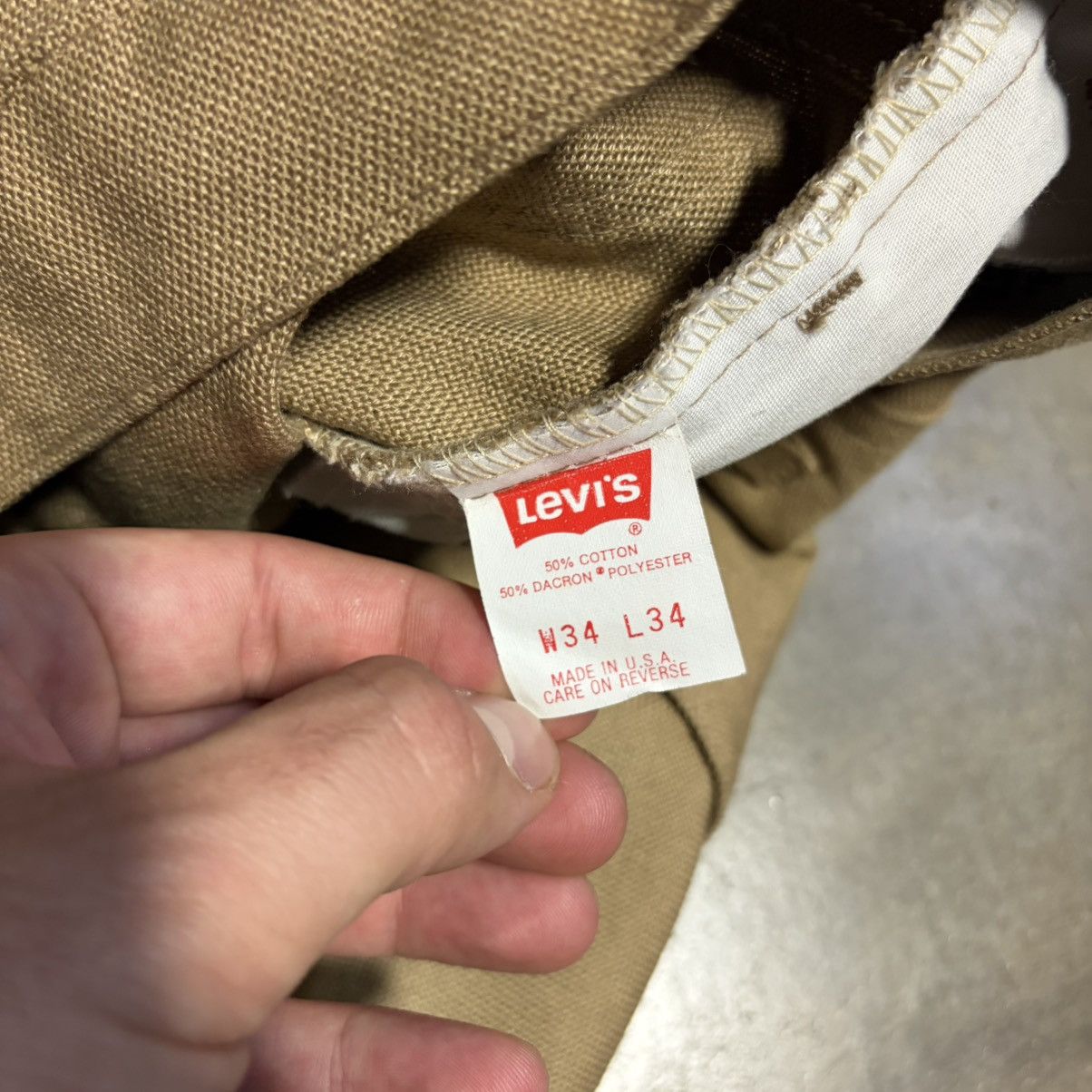 Levi's Vintage 80s Levis 517 Bootcut Pants Sta Prest Trousers USA Size US 34 / EU 50 - 10 Thumbnail