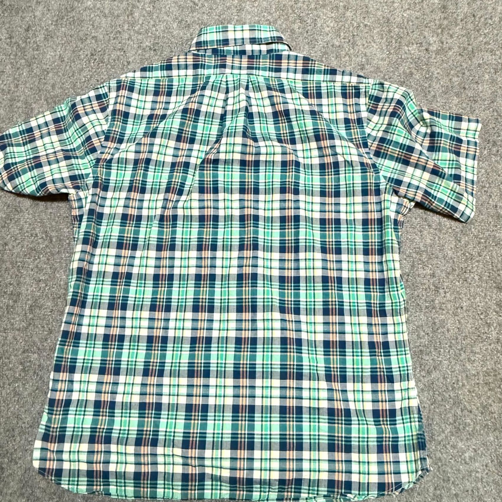Brooks Brothers Brooks Brothers Shirt L Blue Plaid Cotton Regent Fit Short Sleeve India Madras Size US L / EU 52-54 / 3 - 3 Thumbnail