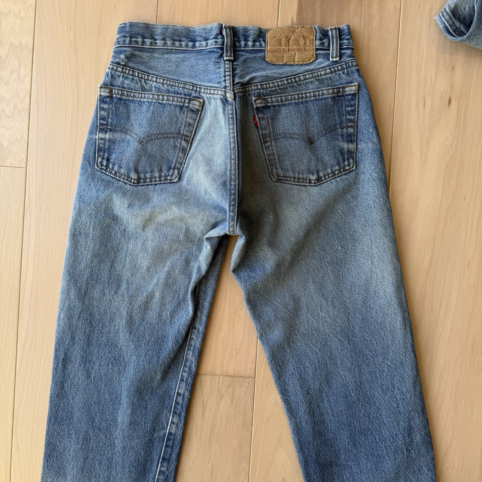 Levi's × Vintage Vintage Levis 501 Jeans 28 Blue 80s Medium Wash Made USA Size US 28 / EU 44 - 7 Thumbnail