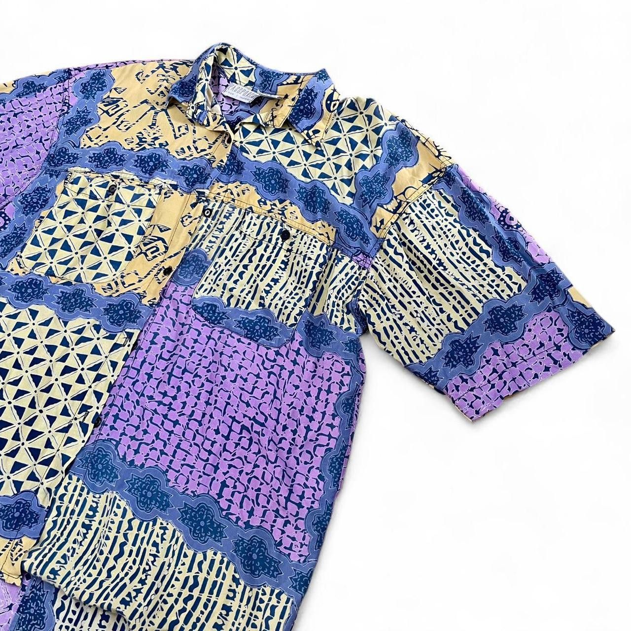 Vintage Vtg Passports of Pier 1 Imports Button Up Shirt - Size L Size US L / EU 52-54 / 3 - 4 Thumbnail