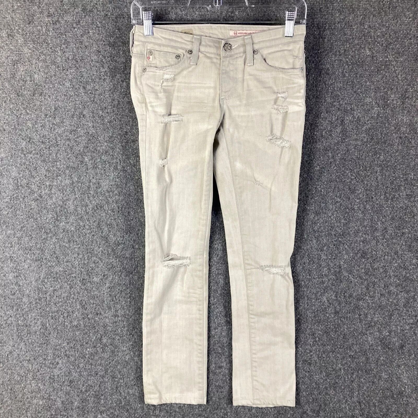 AG Adriano Goldschmied Adriano Goldschmied Jeans Women's 24R Stilt Cigarette Leg Size 27" / US 4 / IT 40 - 1 Thumbnail