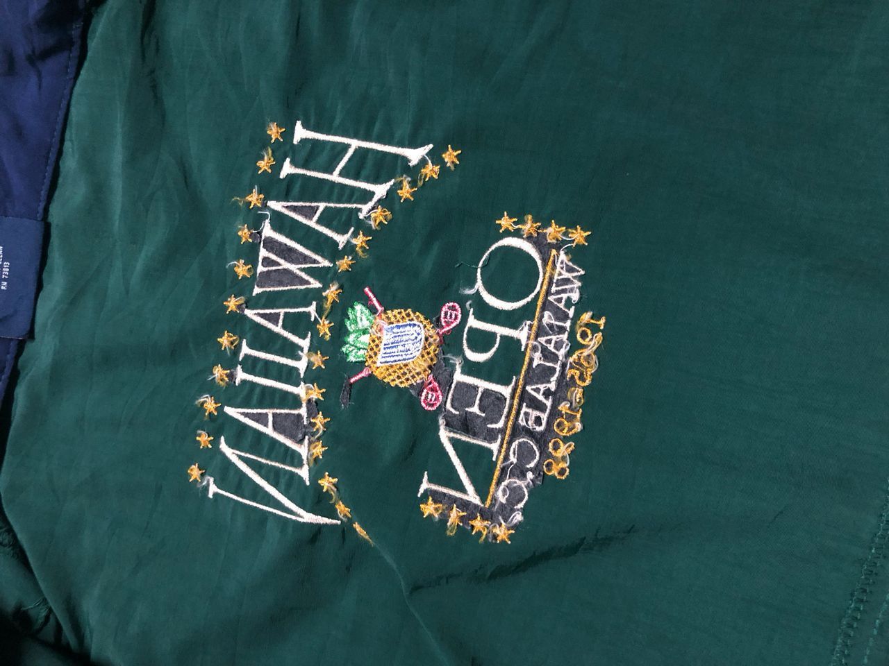 Vintage VINTAGE 1998 HAWAIIAN OPEN WAIALAE CC LIGHT JACKET OVERSIZED Size US XXL / EU 58 / 5 - 7 Thumbnail