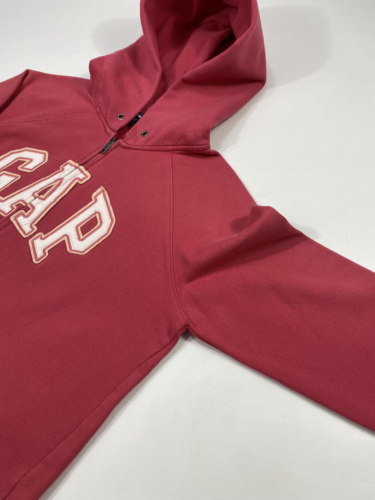 Gap Y2K Gap Zip Pink Hoodie Size L / US 10 / IT 46 - 9 Thumbnail