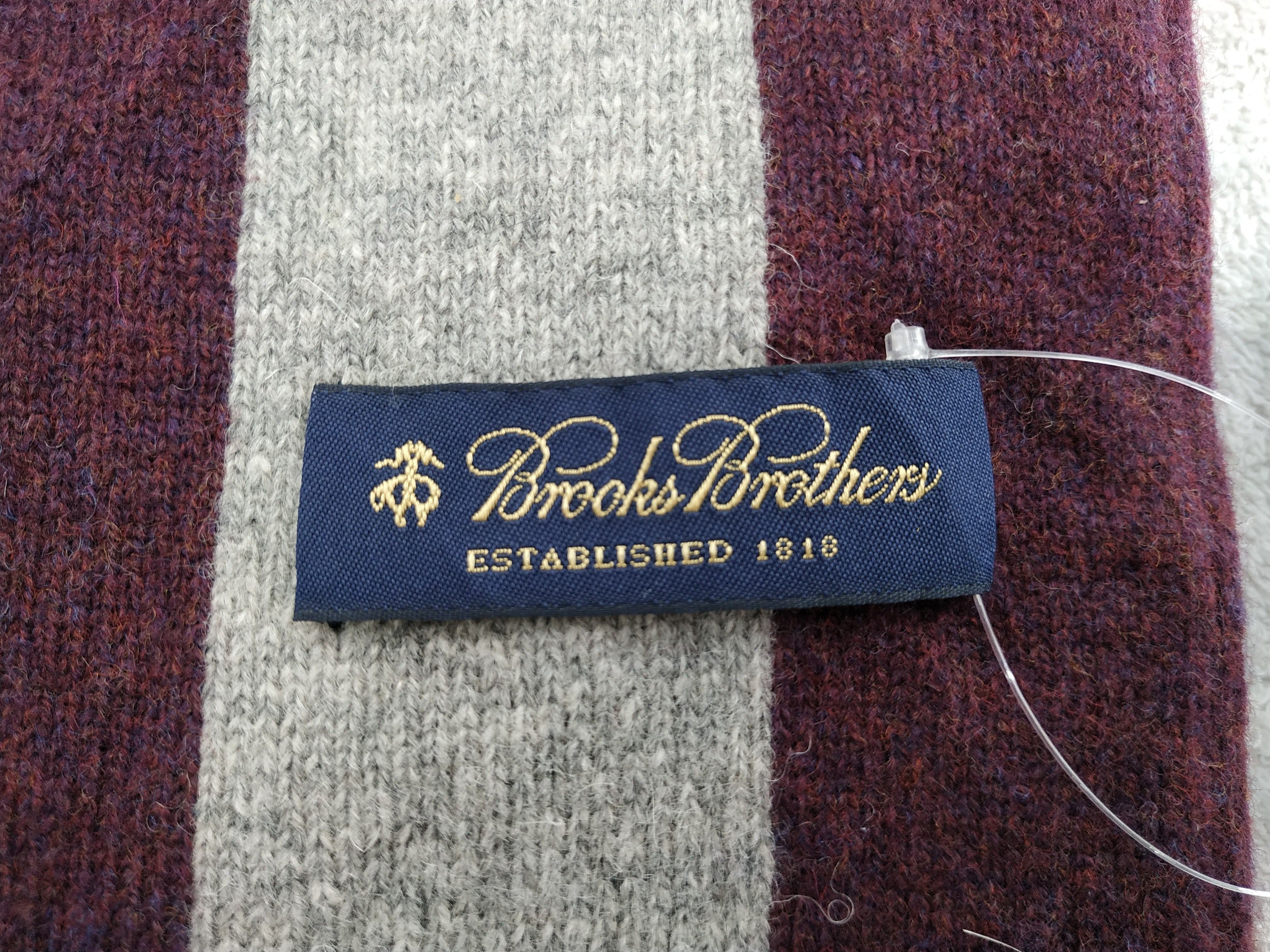 Brooks Brothers Vintage Brooks Brothers Scarf/Muffler/Neckwar MF337 Size ONE SIZE - 5 Thumbnail