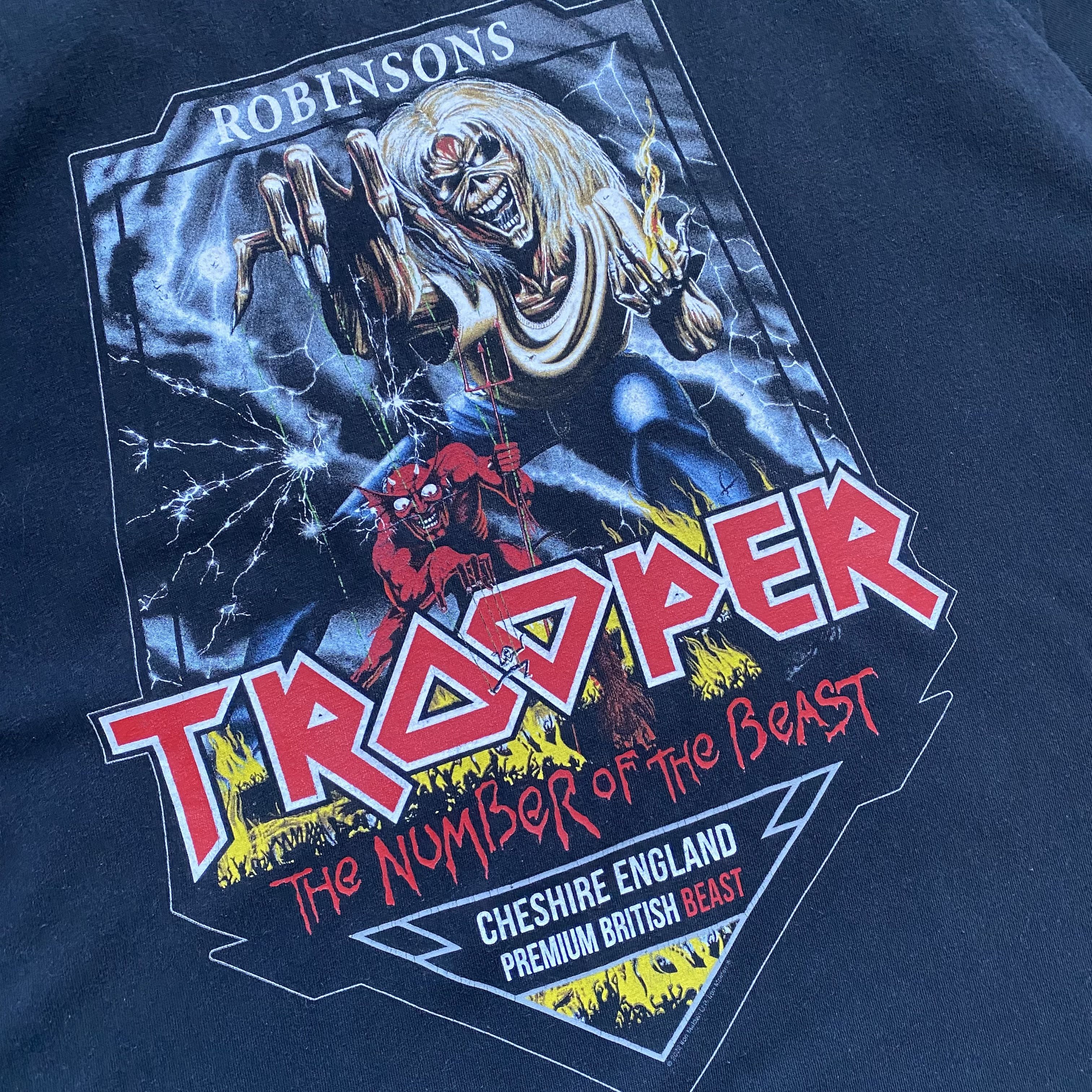 Iron Maiden 🎸 Rock Band Iron Maiden tee Robinson Size US XXL / EU 58 / 5 - 6 Thumbnail