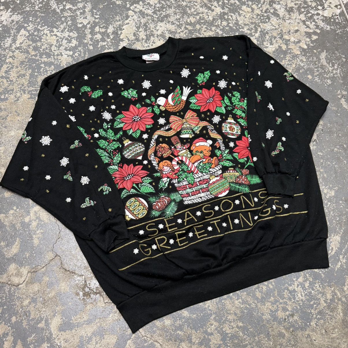 Carhartt Vintage Seasons Greetings Christmas Nutcracker Aop Crewneck Size US XL / EU 56 / 4 - 8 Thumbnail