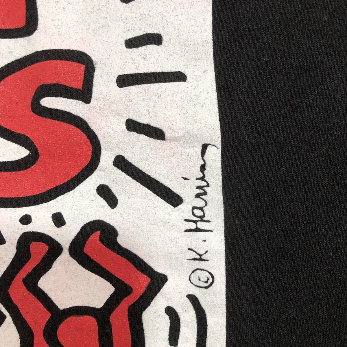 Reebok Vintage Reebok Keith Haring City Kids T-Shirt Size US S / EU 44-46 / 1 - 3 Thumbnail