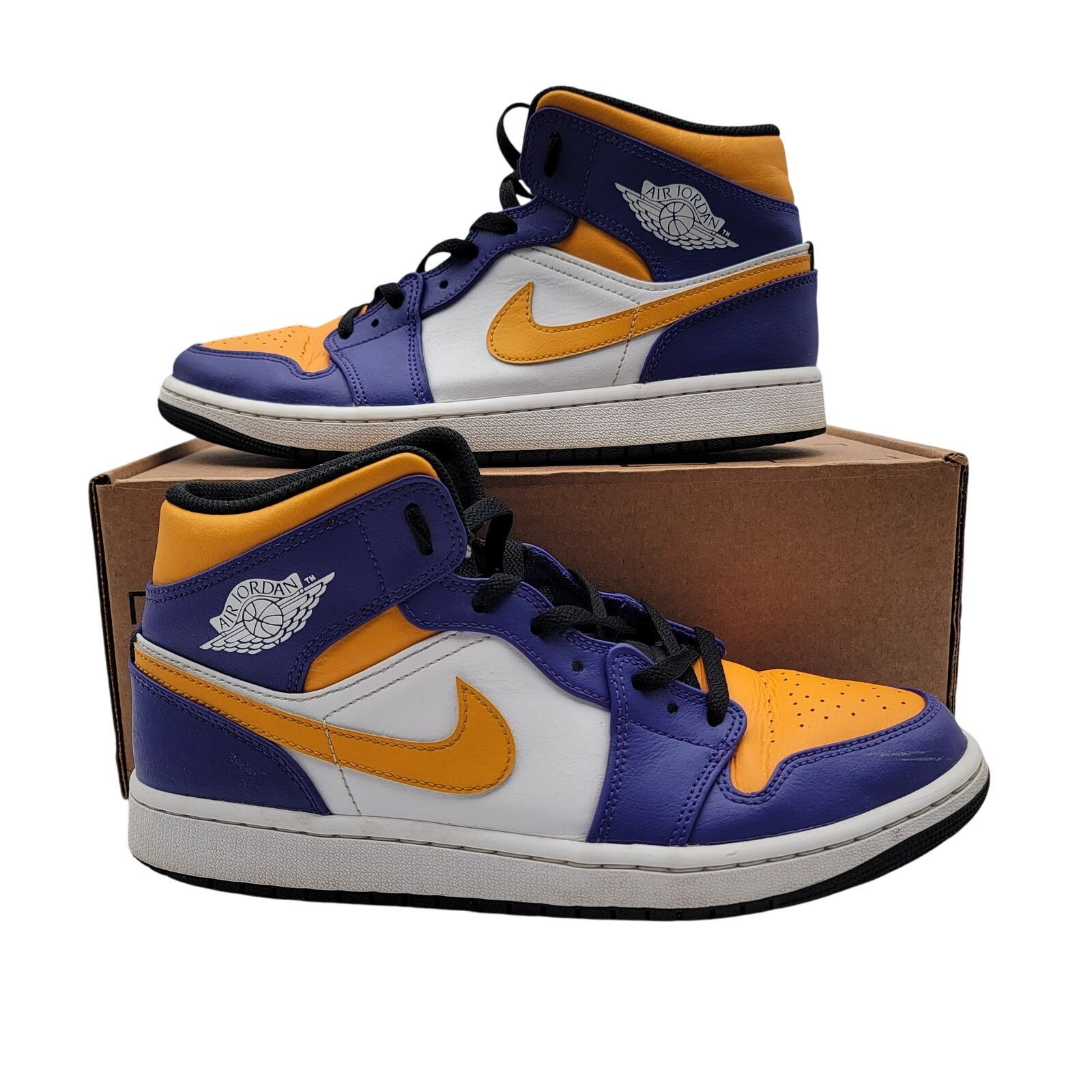 Nike Nike Air Jordan 1 Mid 'Lakers' Mens Sz 10 DQ8426 517 (174) Size US 10 / EU 43 - 1 Thumbnail