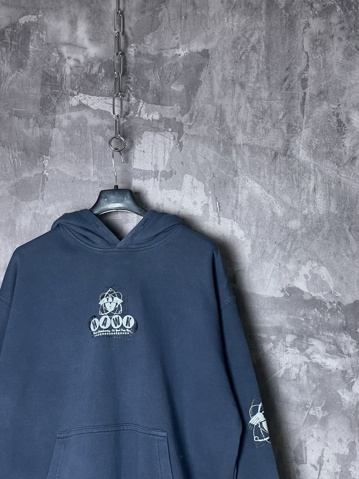 Tony Hawk × Vintage Vintage 90s tony hawk skateboards reaper hoodie y2k Size US XL / EU 56 / 4 - 2 Thumbnail
