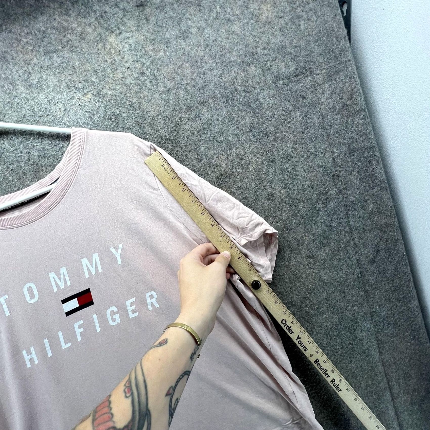 Tommy Hilfiger Tommy Hilfiger Shirt Womens 2X Pink Sport Logo Crew Neck Short Sleeve Jersey Top Size XXL / US 16-18 / IT 52-54 - 6 Thumbnail