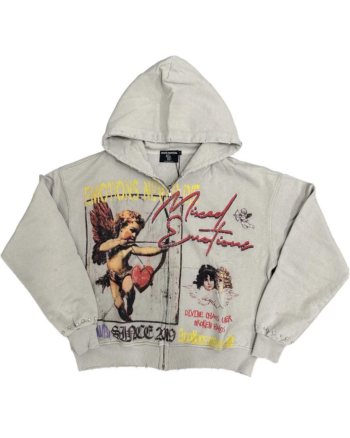 Other Mixed Emotions Broken Halo Hoodie Grey Size US XL / EU 56 / 4 - 1 Thumbnail