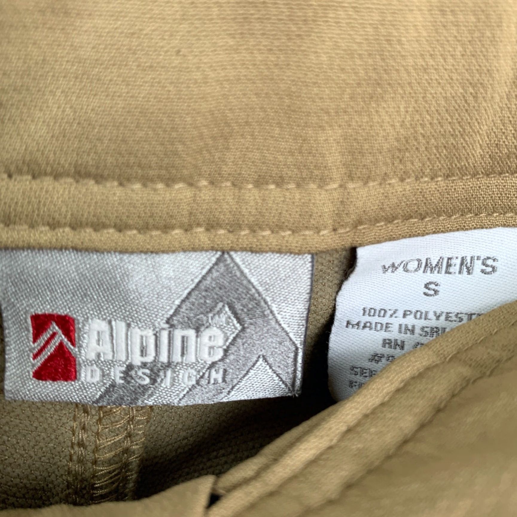 Vintage Alpine Design Hiking Pants Women's Size Small Tan Khaki Belted Outdoor Mountain Size 28" / US 6 / IT 42 - 7 Thumbnail