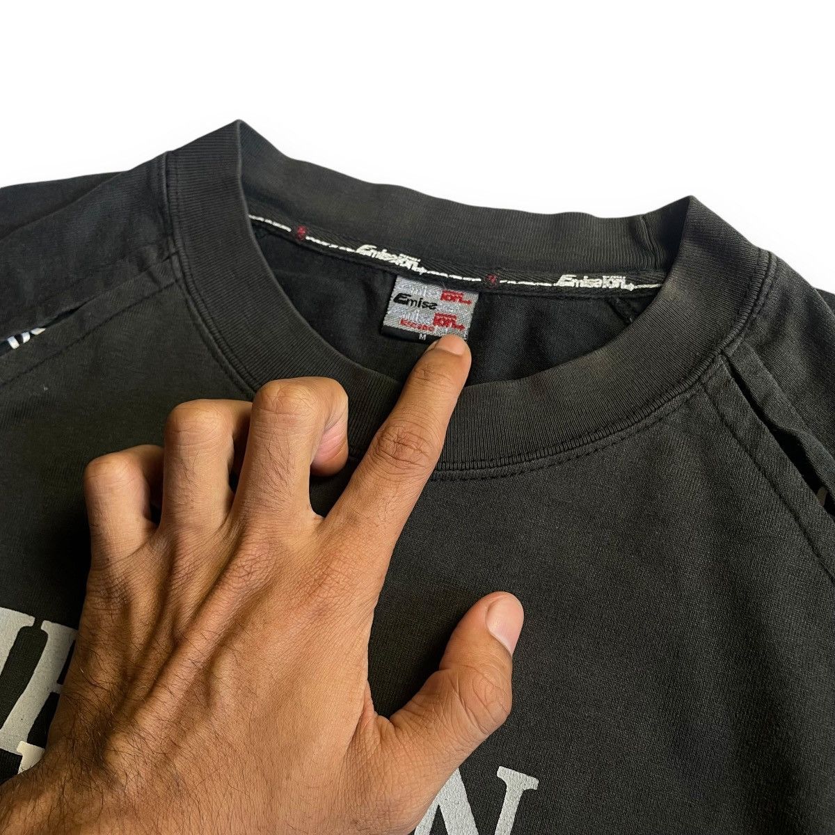 If Six Was Nine 🇯🇵 Y2K EMISSION WORDING LONG SLEEVE TSHIRT Size US M / EU 48-50 / 2 - 11 Thumbnail