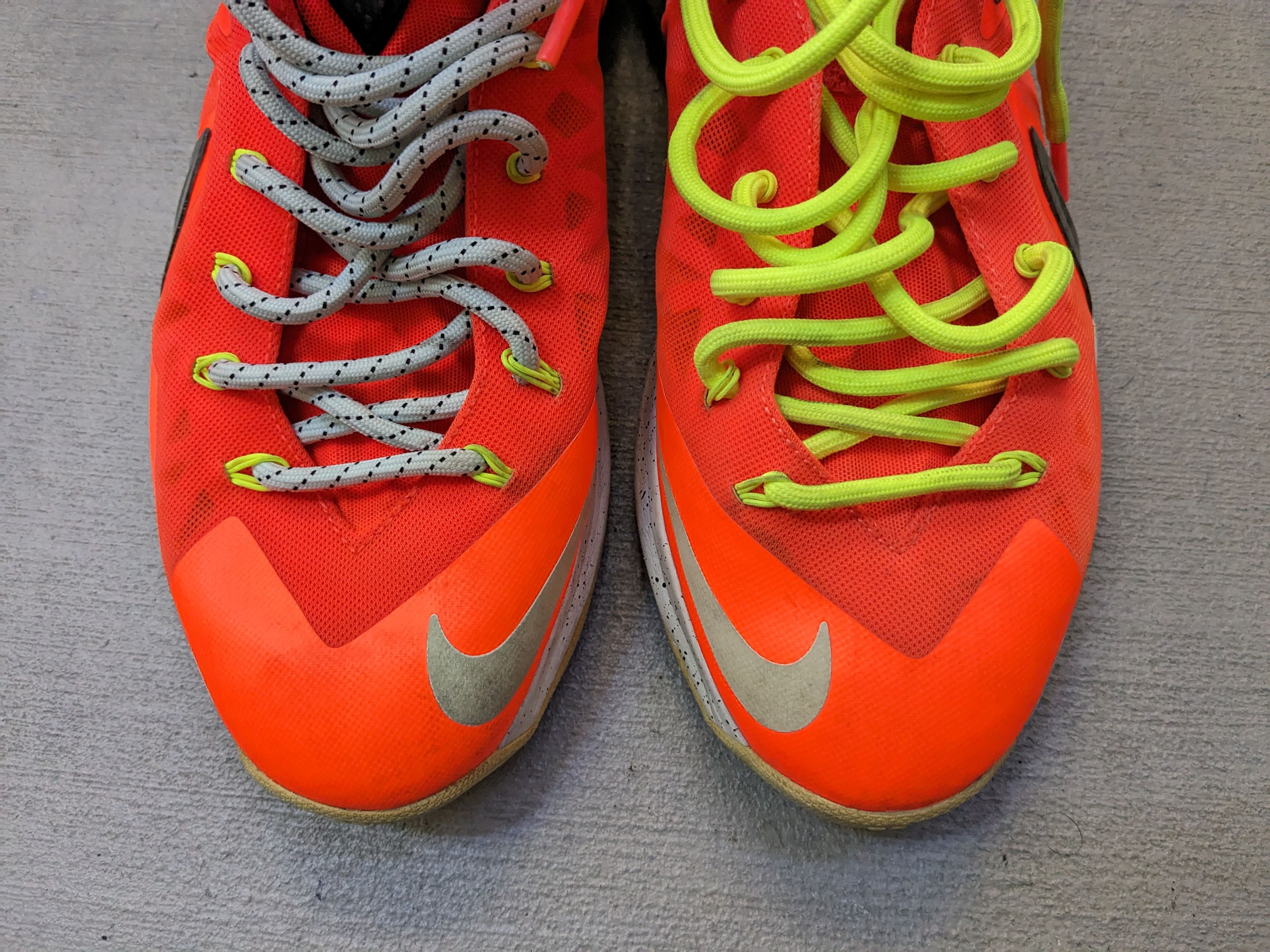 Nike Nike LeBron 10 X PS Elite Total Crimson Orange 579827-800 Size US 10 / EU 43 - 5 Thumbnail
