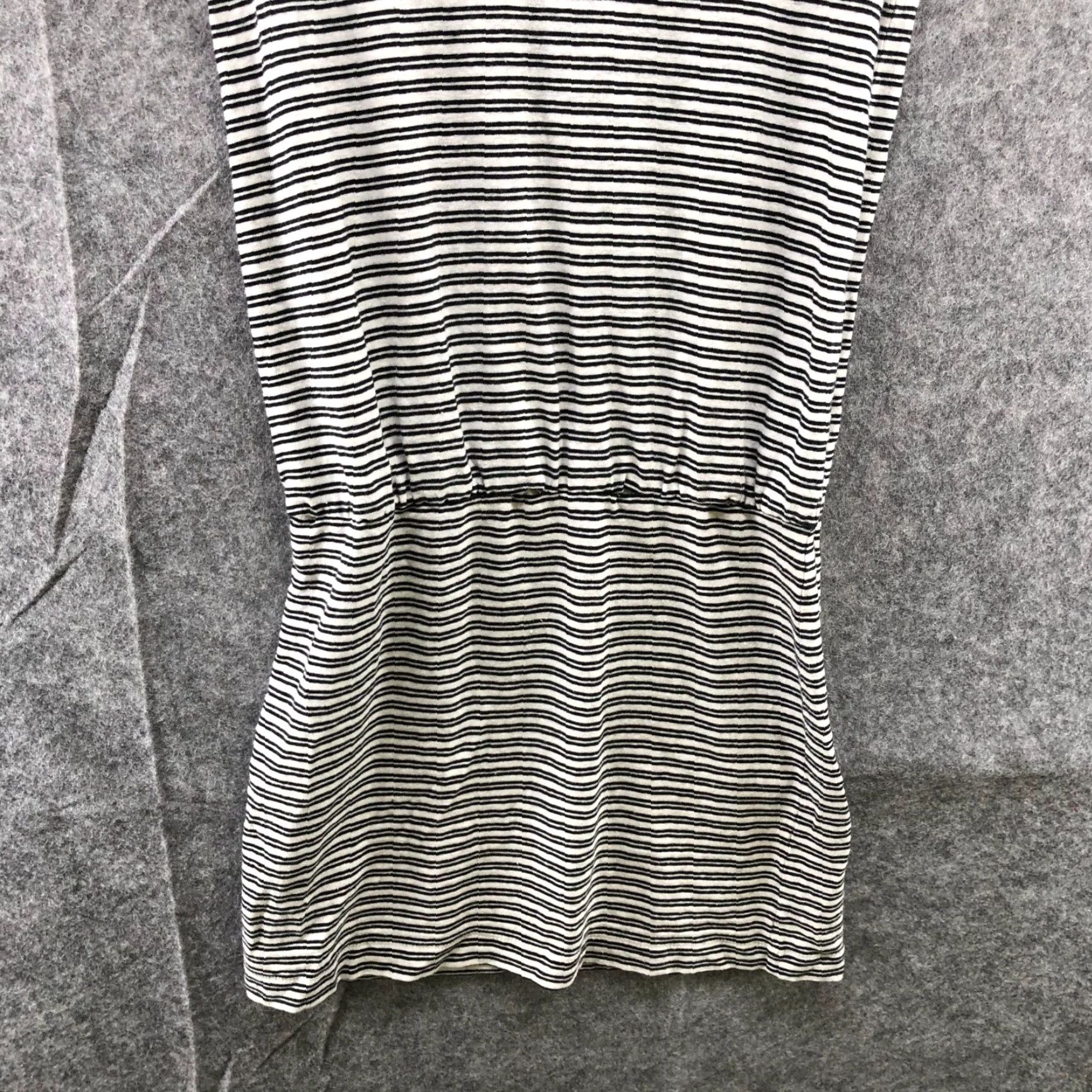 Lou & Grey Lou & Grey T Shirt Dress - Linen Cotton Striped Mini A-Line XS Women’s Short Sleeve, Multicolor Size XS / US 0-2 / IT 36-38 - 4 Thumbnail