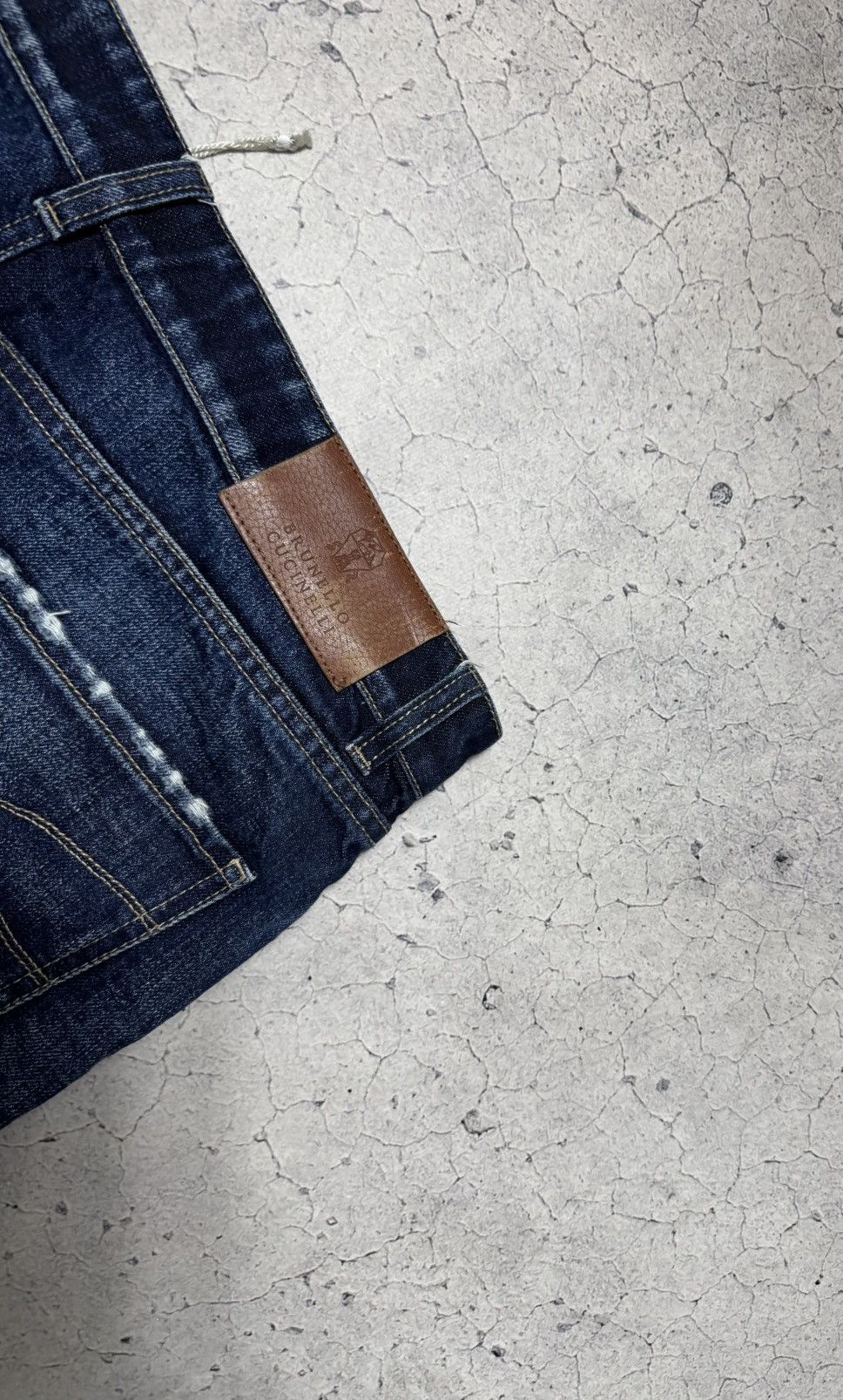 Brunello Cucinelli Brunello Cucinelli Luxury Denim Jeans Vintage Navy Size US 34 / EU 50 - 19 Thumbnail