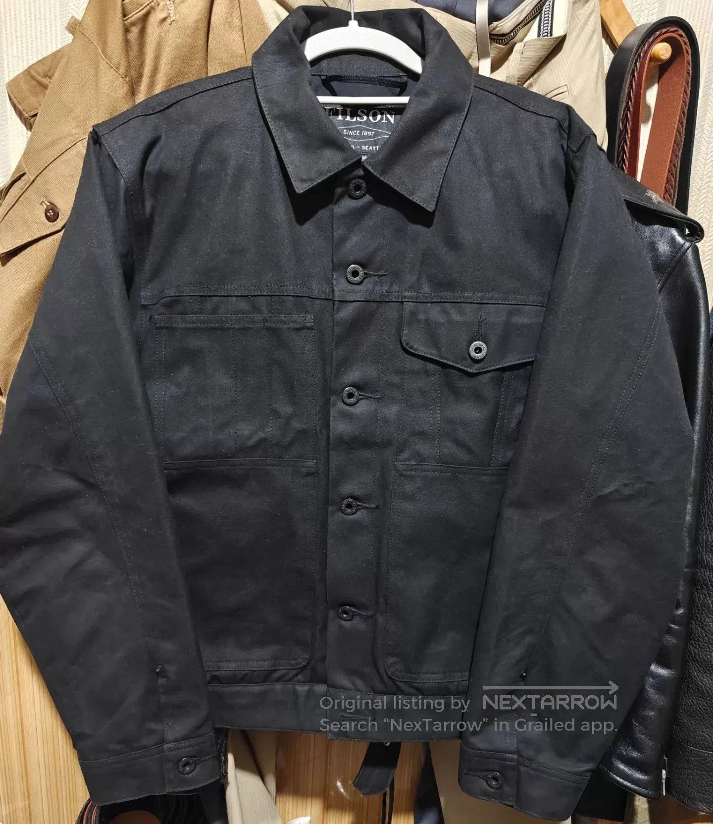 Filson Filson Cruiser Waxed Canvas Short Jacket. Size US M / EU 48-50 / 2 - 2 Thumbnail
