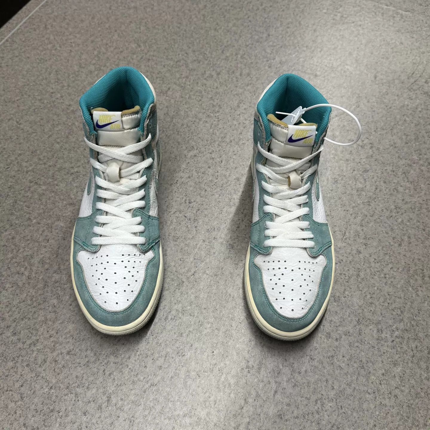Nike Air Jordan 1 All-Star Tiffany Blue 45 10x Worn OG Box Size US 12 / EU 45 - 5 Thumbnail