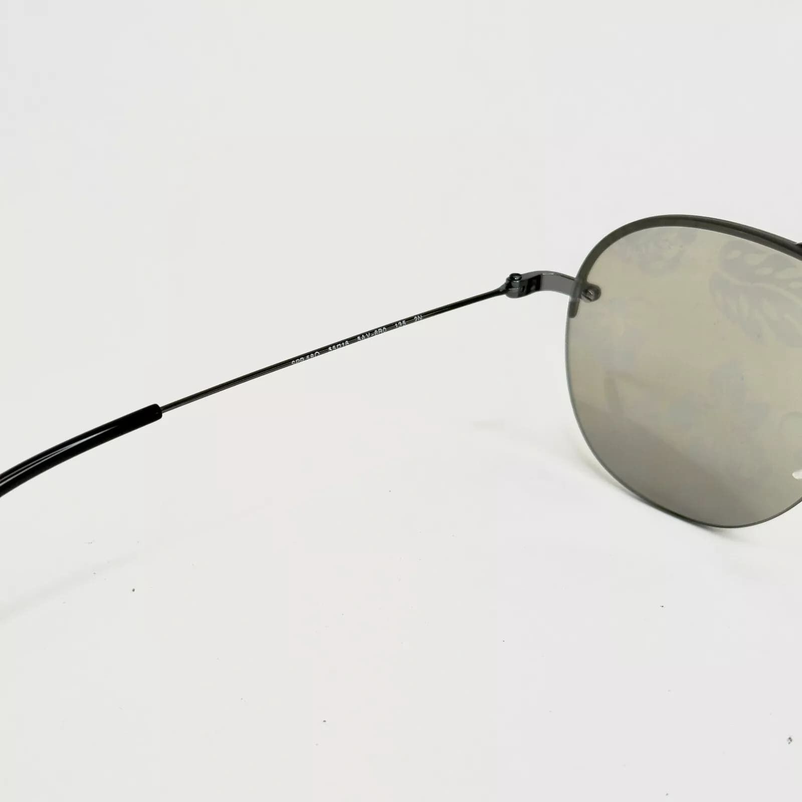 Prada PRADA TEDDY PR58OS Aviator Gunmetal Blue Hibiscus 58O Size ONE SIZE - 2 Thumbnail