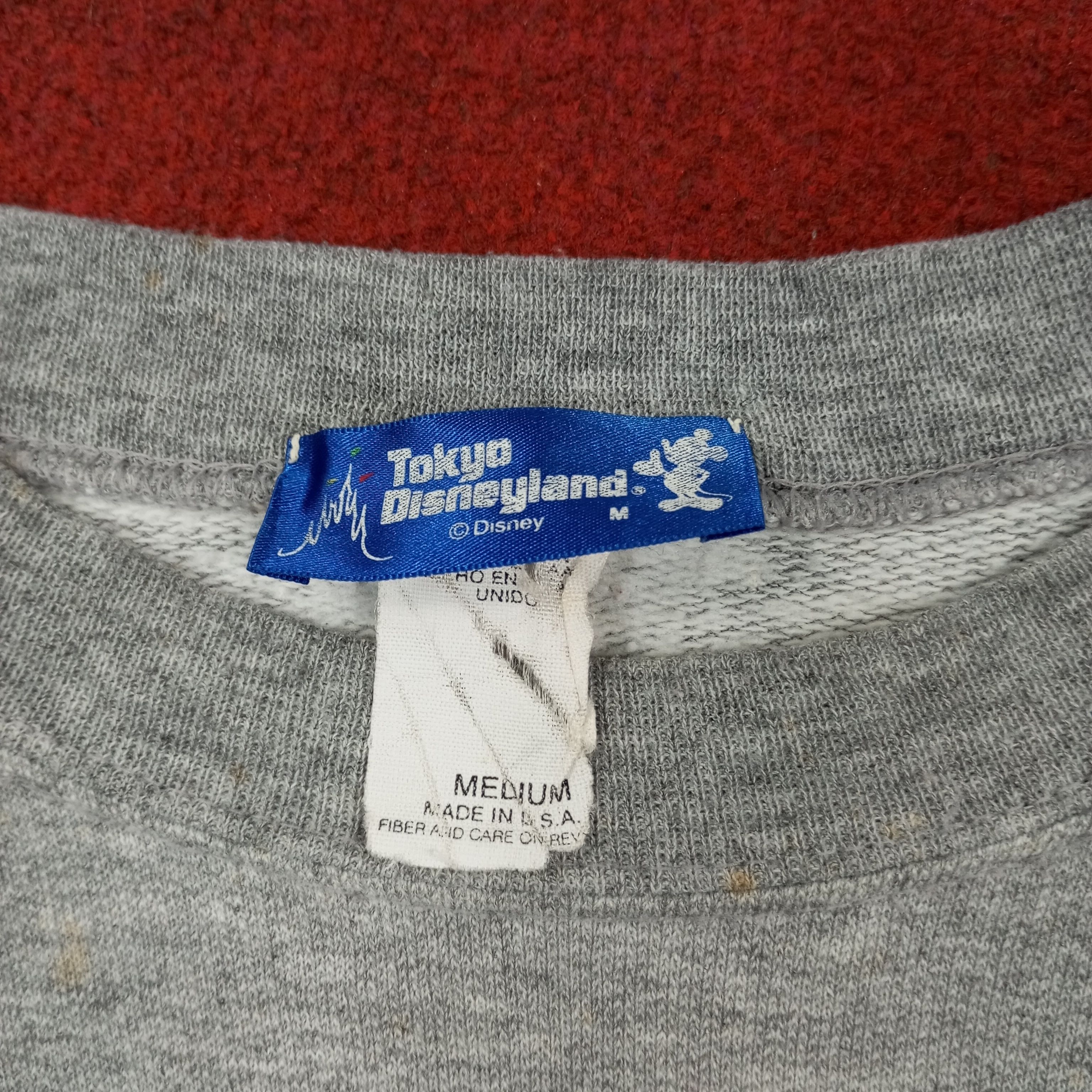 Disney × Mickey Mouse × Vintage Mickey Mouse Tokyo Disneyland Vintage Sweatshirt Size US M / EU 48-50 / 2 - 6 Thumbnail