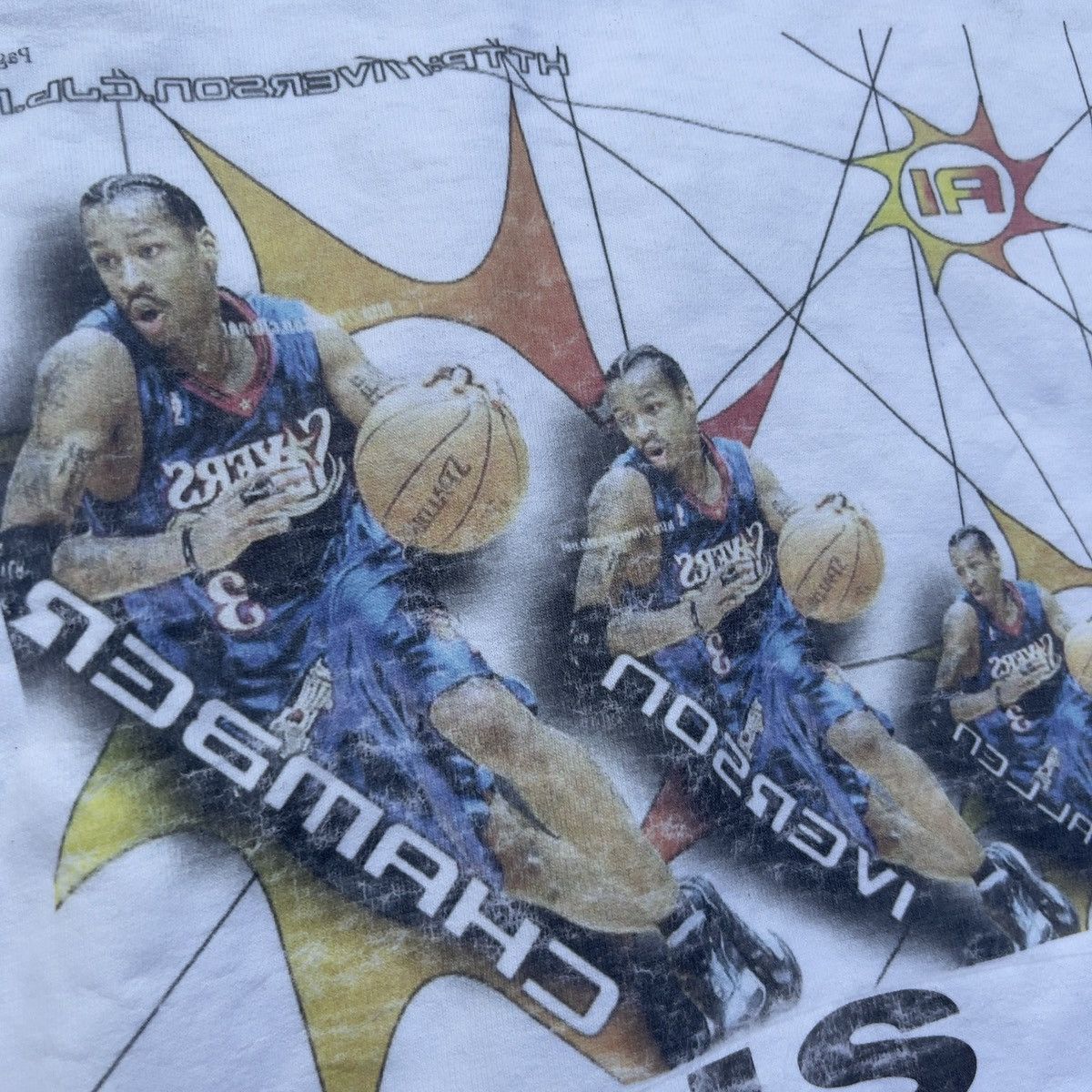 Vintage Vintage Y2K ALLEN IVERSON THE ANSWER IS NOT GUILTY Shirt Size US XXL / EU 58 / 5 - 3 Thumbnail