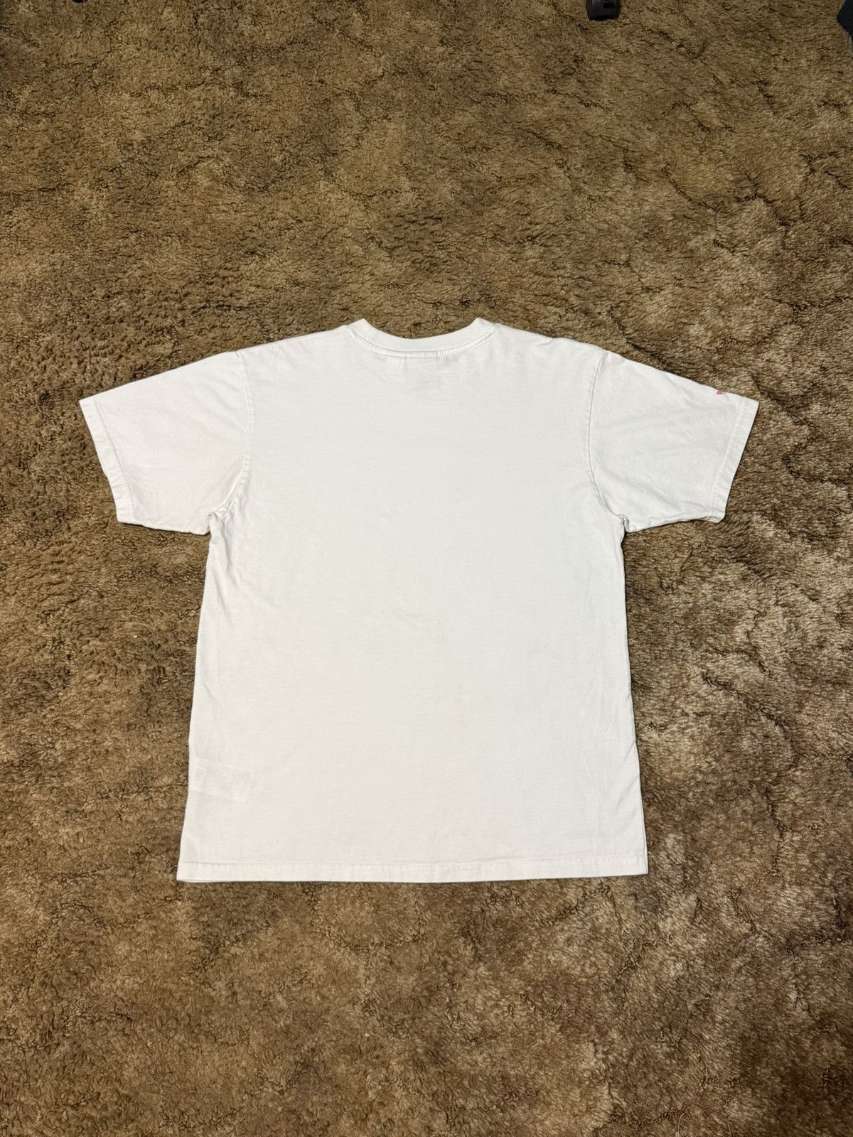 Adidas Adidas Faces Logo T-shirt Tee Pink White Medium Size US M / EU 48-50 / 2 - 5 Thumbnail