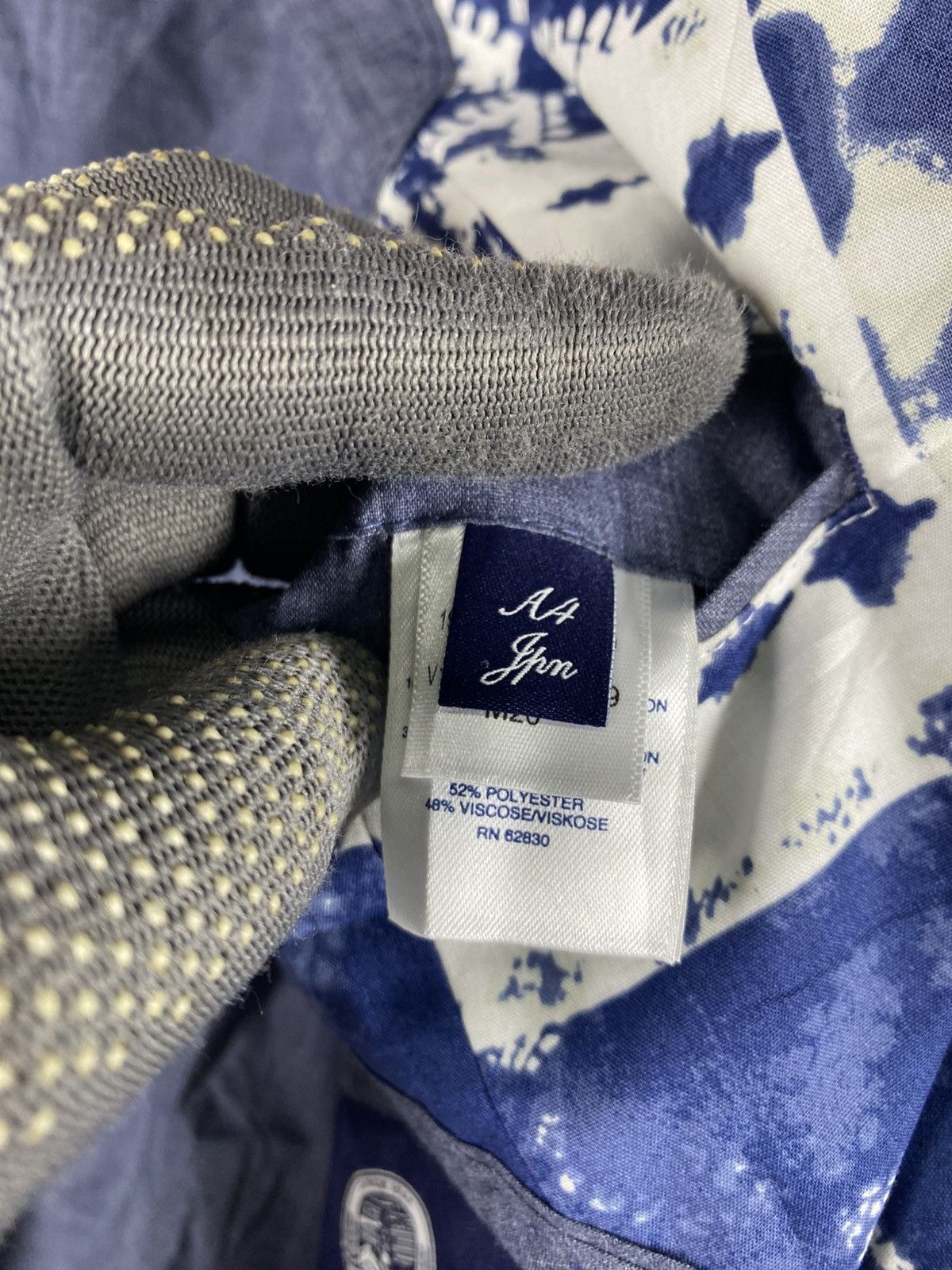 Lands' End Lands’ End Indigo Patchwork Blazer Classic Blue White Size US M / EU 48-50 / 2 - 13 Thumbnail