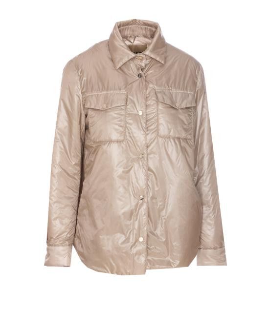 Herno HERNO Women Shirts GI000293D 12017Z1985 Beige Size L / US 10 / IT 46 - 1 Thumbnail
