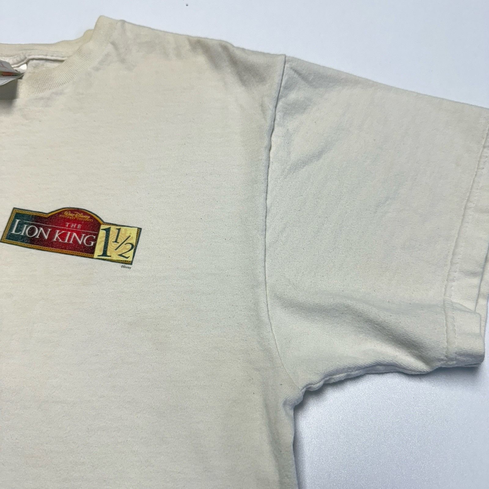 Vintage Vintage Lion King 1 1/2 Shirt White 90s Y2K Disney Movie Size US L / EU 52-54 / 3 - 7 Thumbnail