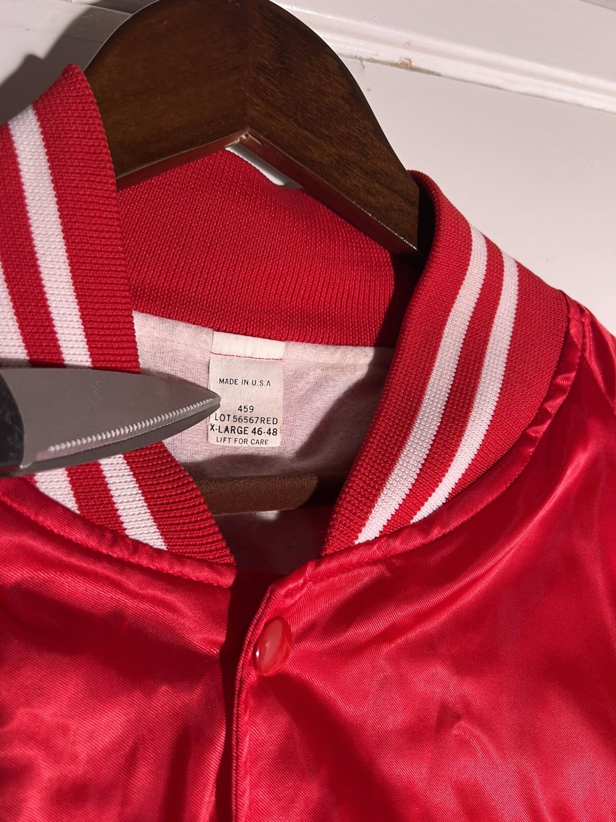 Vintage 80's VTG Vintage Baseball Retro Indie Varsity Satin Jacket Size US XL / EU 56 / 4 - 9 Thumbnail
