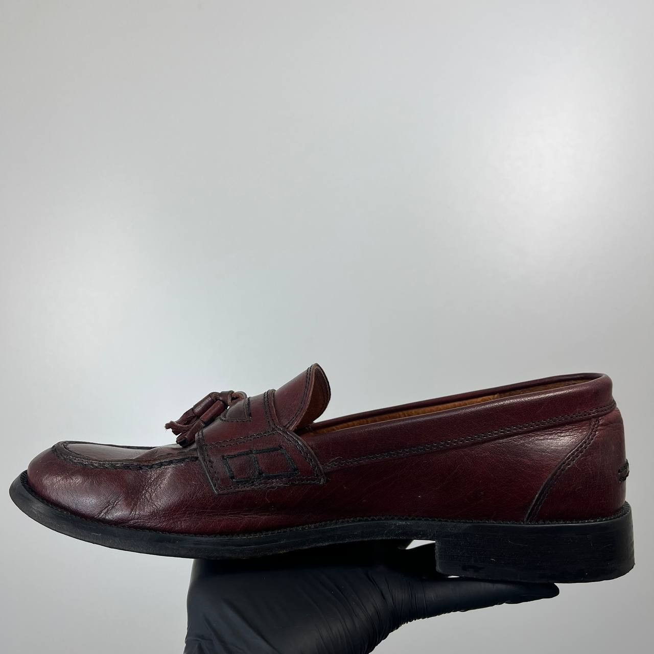 Russell & Bromley Russell And Bromley Tassel Loafers Burgundy Leather 41.5 Size US 7.5 / EU 40-41 - 8 Thumbnail