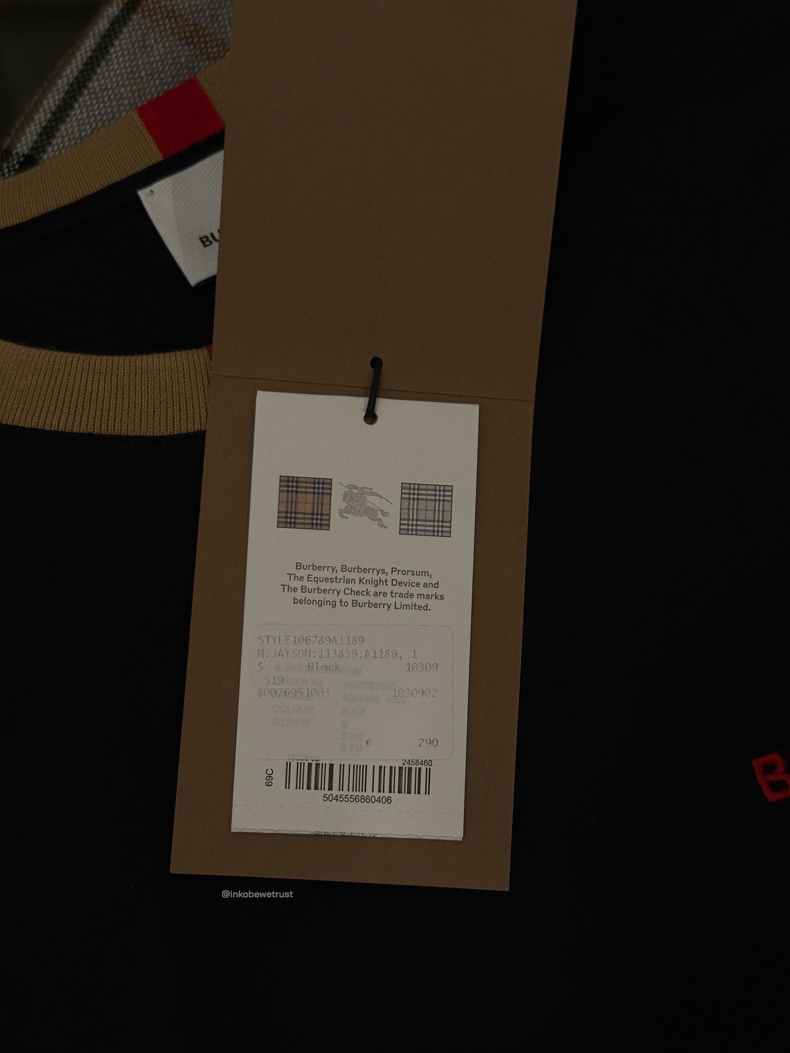 Burberry Detail Collar Short Sleeve Size US S / EU 44-46 / 1 - 9 Thumbnail